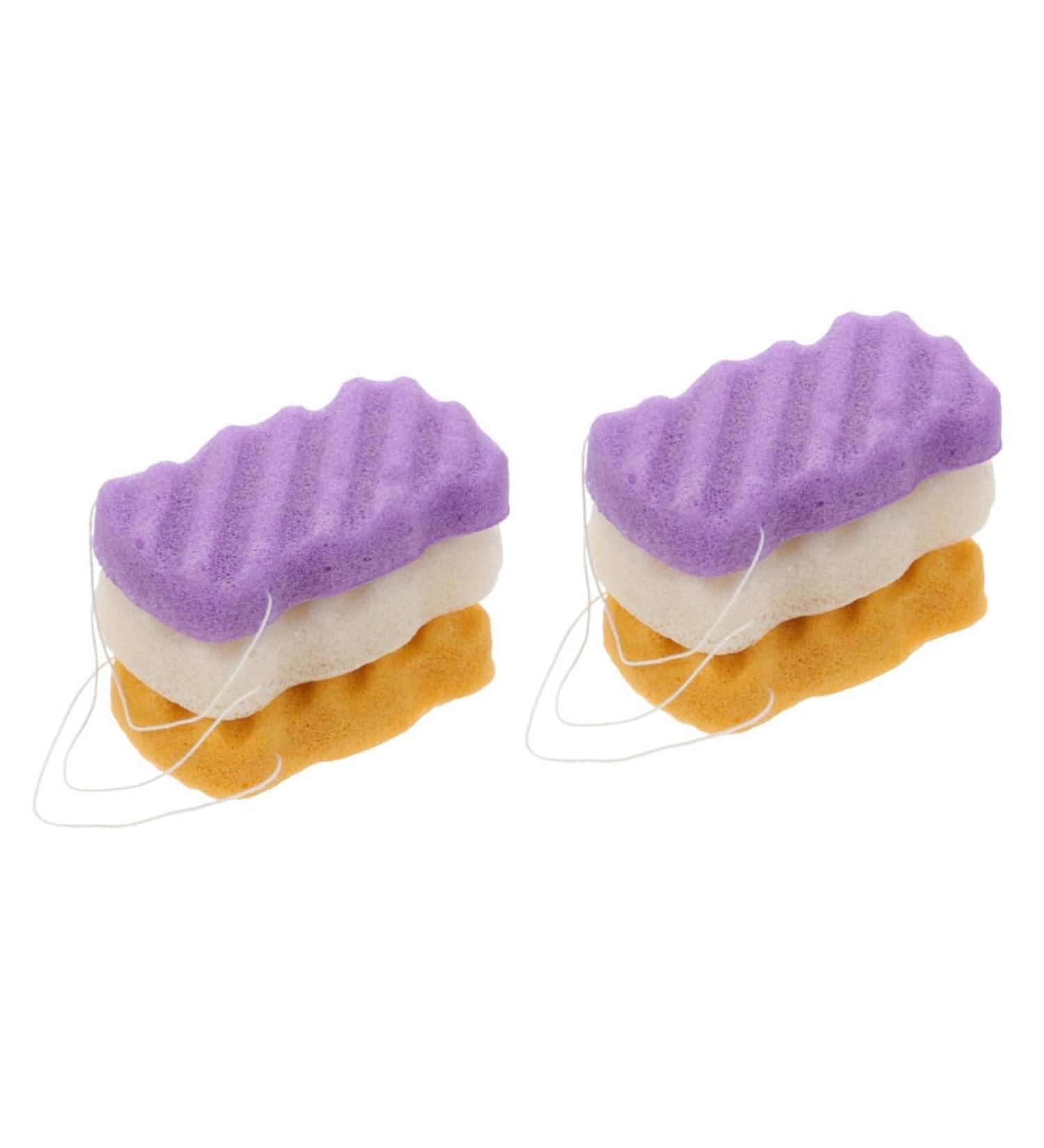 Beaupretty 6 Pcs Konjac Bath Sponge Set for Kids | Exfoliating Face & Bath Tools - Gentle Cleansing Sponges - Buy Online on GoSupps.com