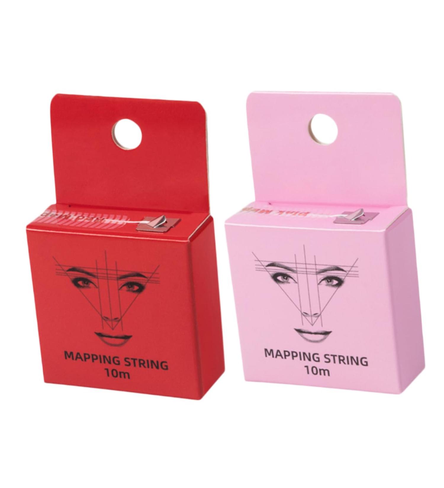 Beatifufu Eyebrow Ruler 2boxes Line Tool Wire Mapping Locating Supply Drawing Embroidered Ruler Manual Practical - Buy Online on GoSupps.com