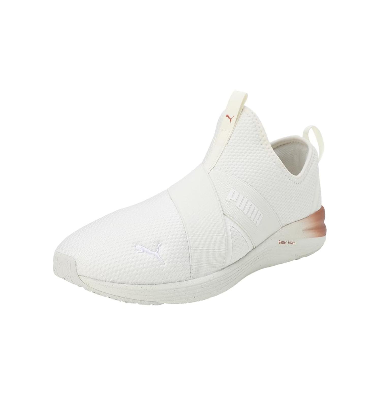 PUMA Women's Better Foam Prowl Slip Road Running Shoe - 40 EU | Warm White Copper & White - Shop Internationally! - Buy Online on GoSupps.com