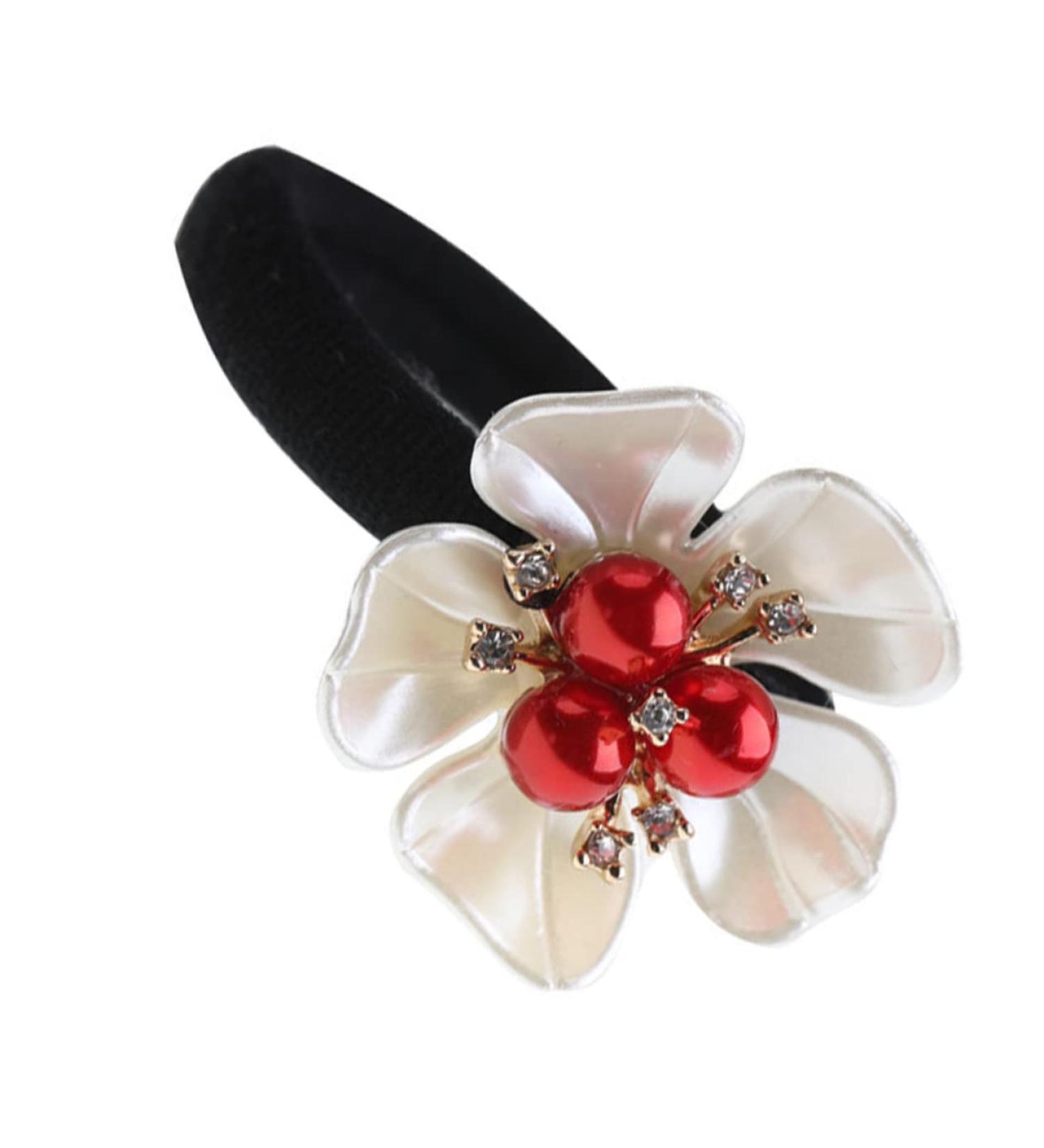 Hair Accessories Hair Rope Petal Hair Scrunchies Premium Hair Scrunchies Multi- Petal Hair Ring Flowers Ponytail Holder Synthetic Shell Flower Resin The Flowers Jiangnan Girl - Buy Online on GoSupps.com