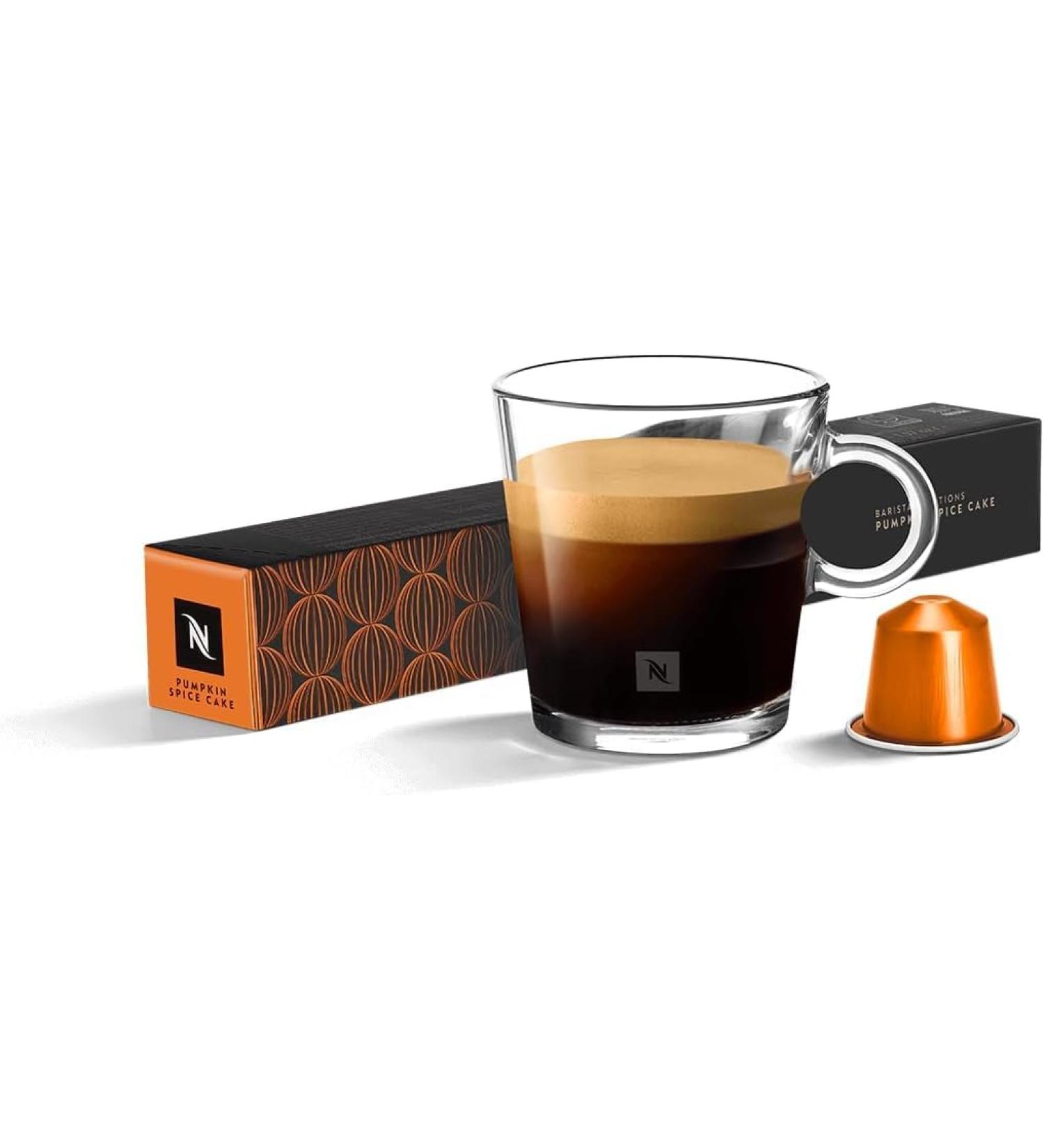 Nespresso Pumpkin Spice Cake Original Coffee Capsules (20 Pods) - Buy Online on GoSupps.com