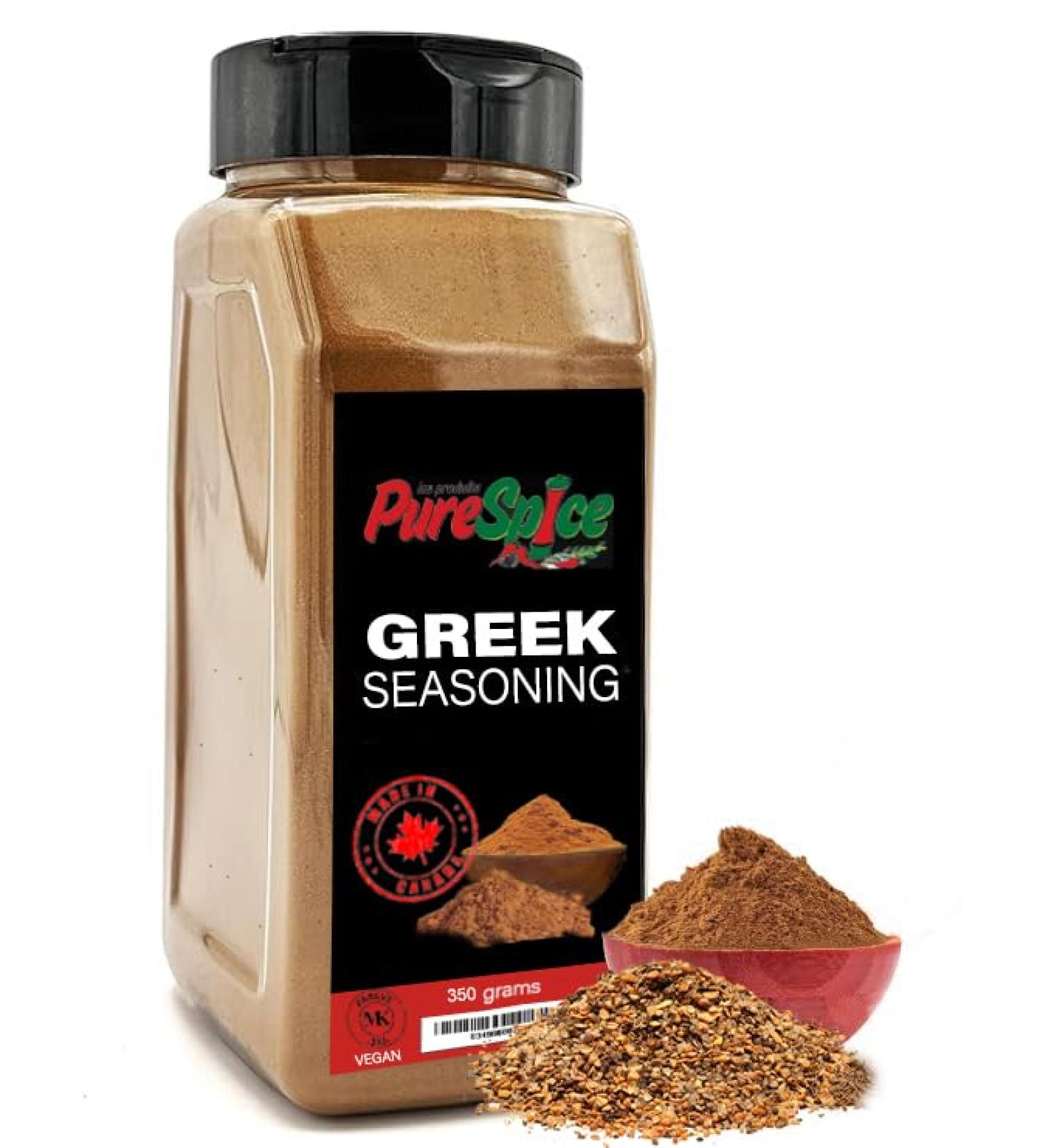 PureSpice Greak Seasoning Spice 750 Grams | Restaurant Grade Vegan Kosher Powder Seasoning | Premium Flavor for Cooking Meat Steak Rub and Sauce (Greek Seasoning) - Buy Online on GoSupps.com