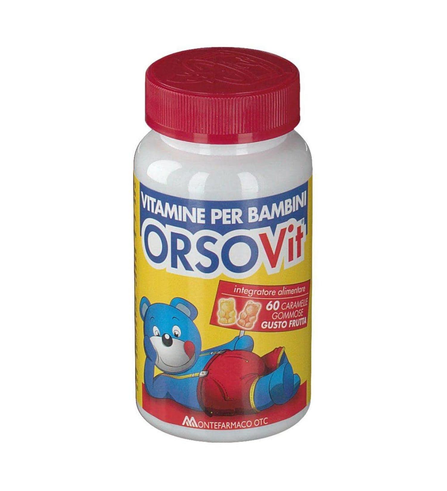 Montefarmaco Montefarmaco Orsovit Gluten Free Bb Vitamin Gummy Sweets 60 Pieces - 120 g