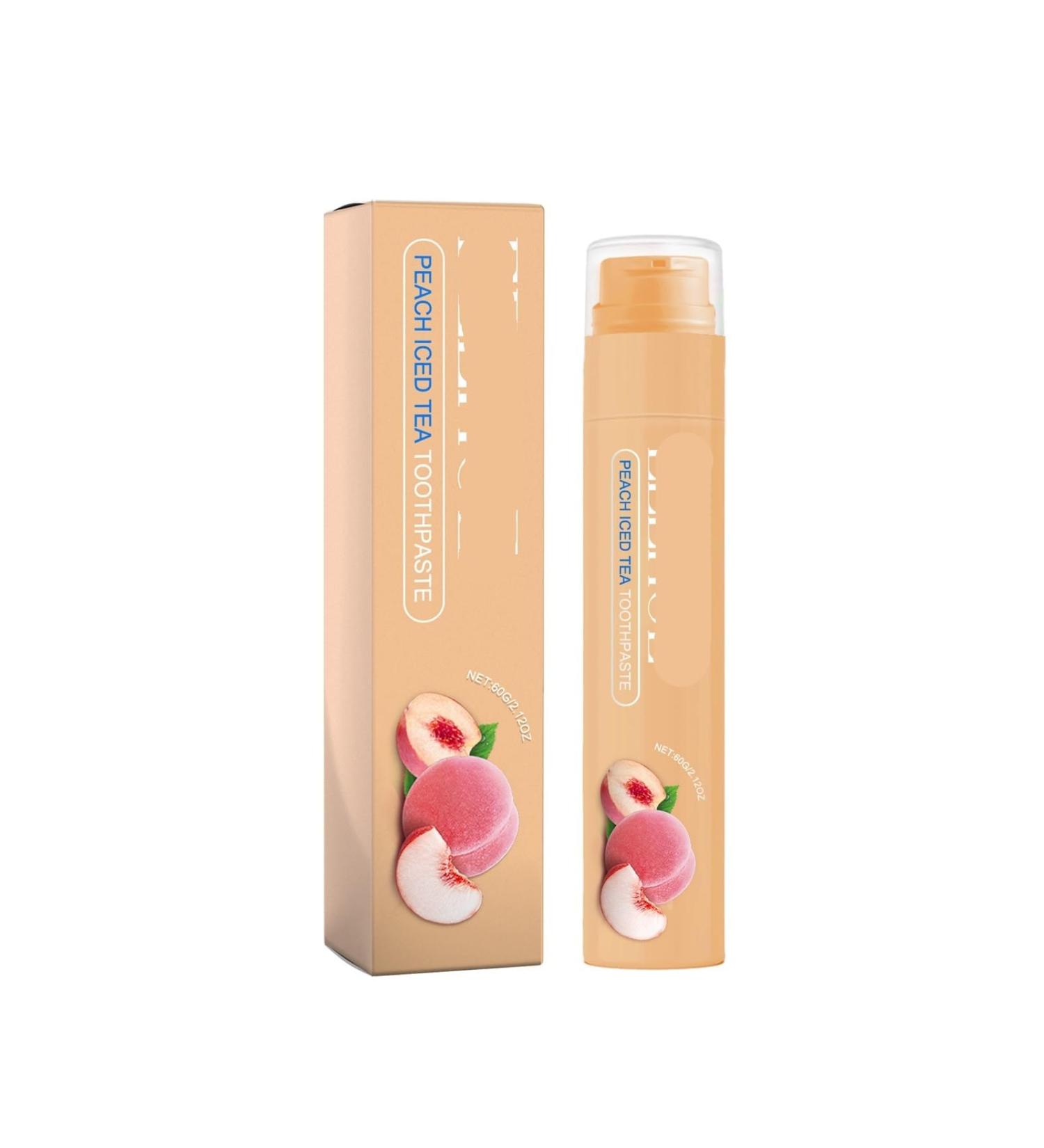 KLYso Fruit Burst Whitening Toothpaste - Peach Bliss | Gentle Stain Removal Fresh Breath & Enamel Protection for Sensitive Teeth(2PCS) - Buy Online on GoSupps.com
