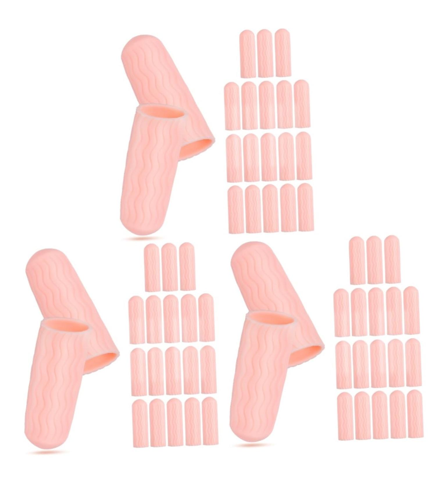 FOMIYES 30 Pairs Finger Protection Gel Sleeves | Fingertip Protectors & Gloves for Enhanced Grip - International Shipping Available - Buy Online on GoSupps.com