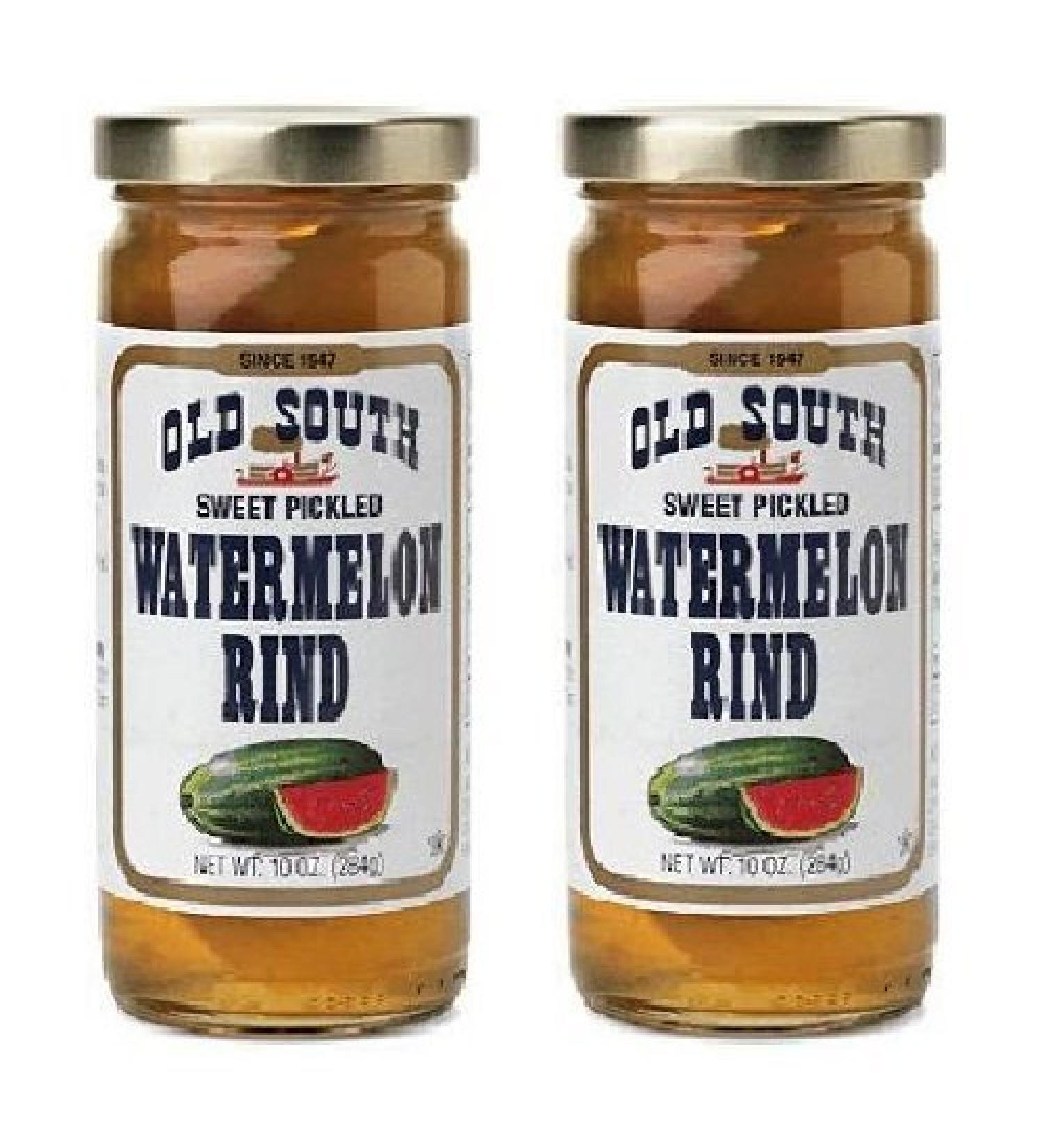 Old South Watermelon Rind Pickled Sweet 10 Ounce (Pack of 2)