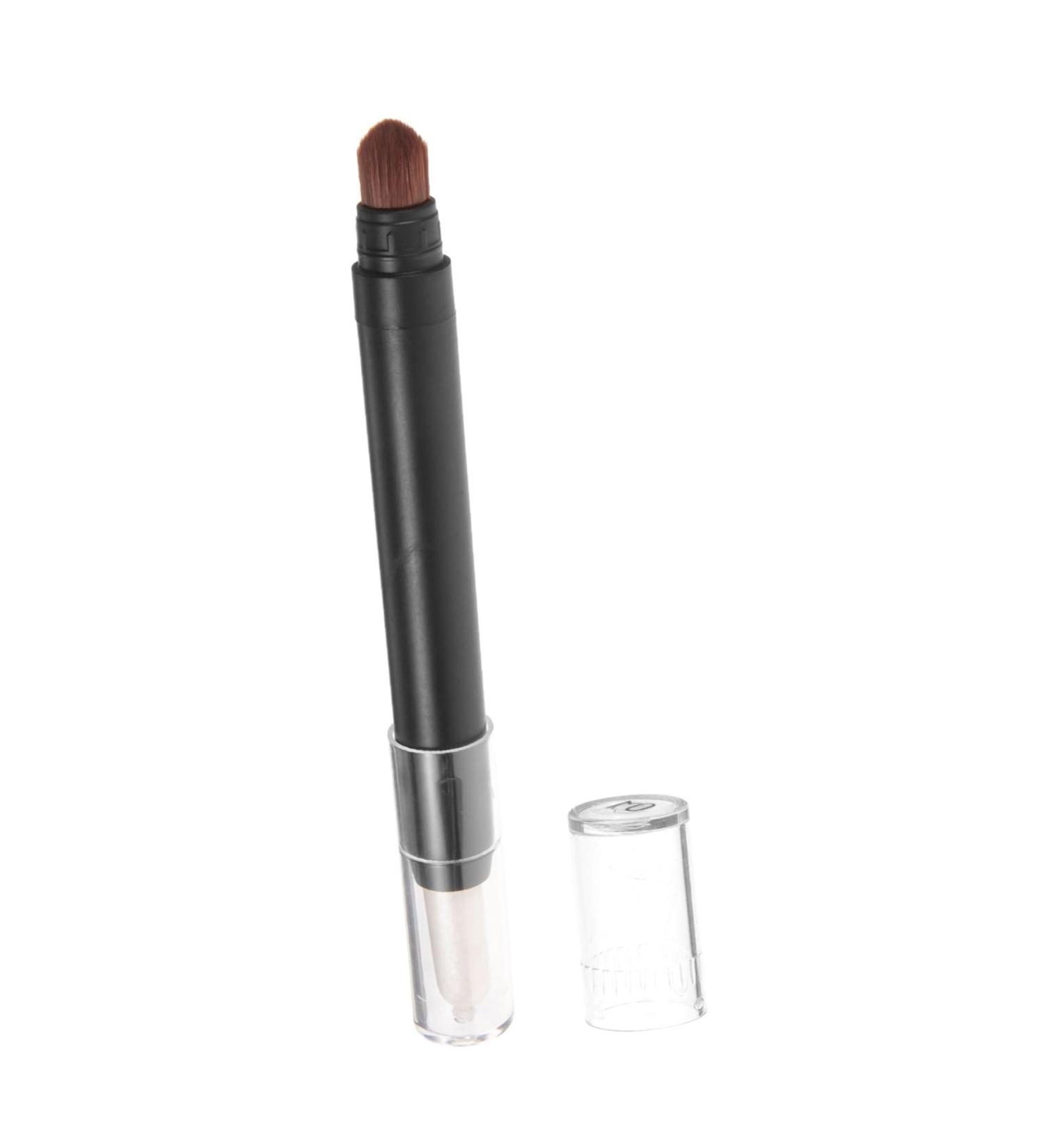 WOONEKY Makeup Eyeshadow Eyeshadow Eye for Makeup Eye Makeup Brush Makeup Eye Eye Shadow Pearlescent Tool 1 count (Pack of 1) Silver - Buy Online on GoSupps.com