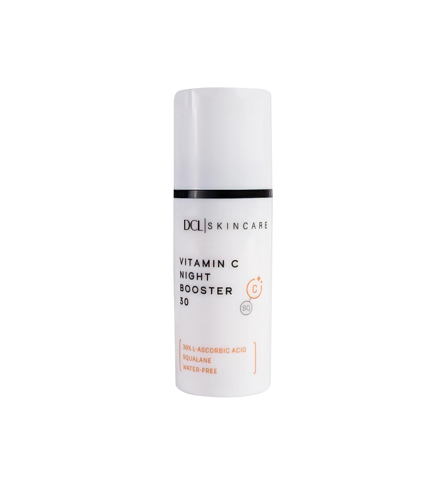 DCL Skincare Collagen Strengthening Vitamin C Night Booster - 30% L-Ascorbic Acid Clinically Proven Waterless Formula 1 Fl Oz - Shop Internationally - Buy Online on GoSupps.com