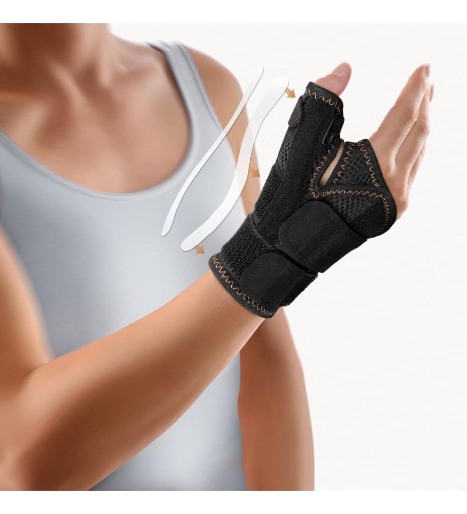 INSTINNCT Copper Infused Thumb Brace Support | CMC Thumb Brace Spica Splint for Pain Relief | Reversible Thumb & Wrist Support | Universal Size Graphite - One Size - Buy Online on GoSupps.com