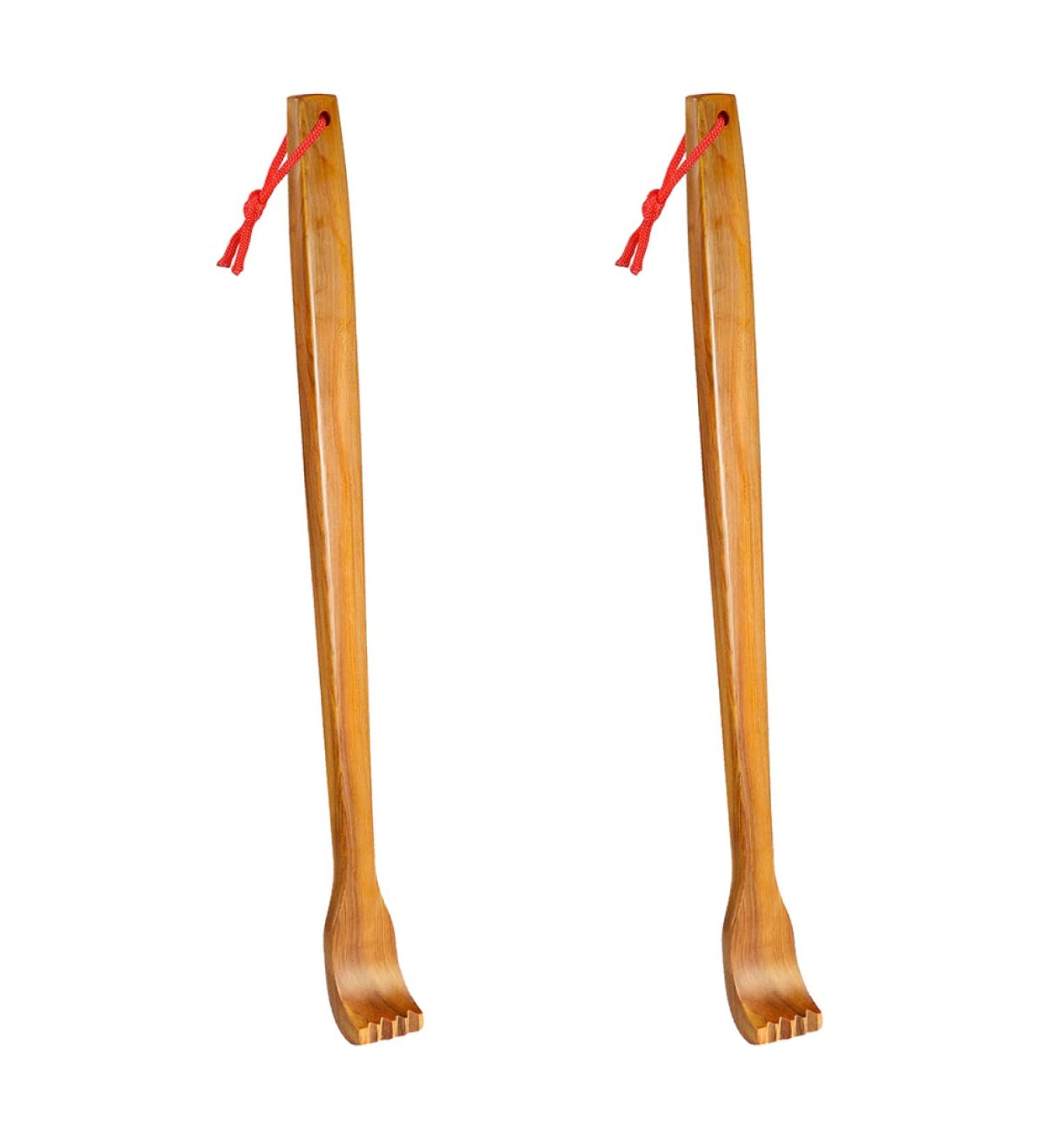 Plafope 2-Piece Fragrant Wood Massage Device for Relaxing Shoulder & Back Scratching - Premium Back Massager Tools - Buy Online on GoSupps.com