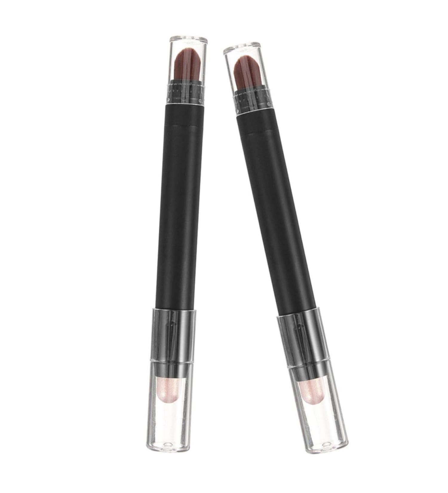 PLAFOPE 2pcs Eyeshadow Makeup Eye Shadow Makeup Eye Makeup Tool Makeup Eyeshadow Eye Makeup Pen Abs Black - Buy Online on GoSupps.com