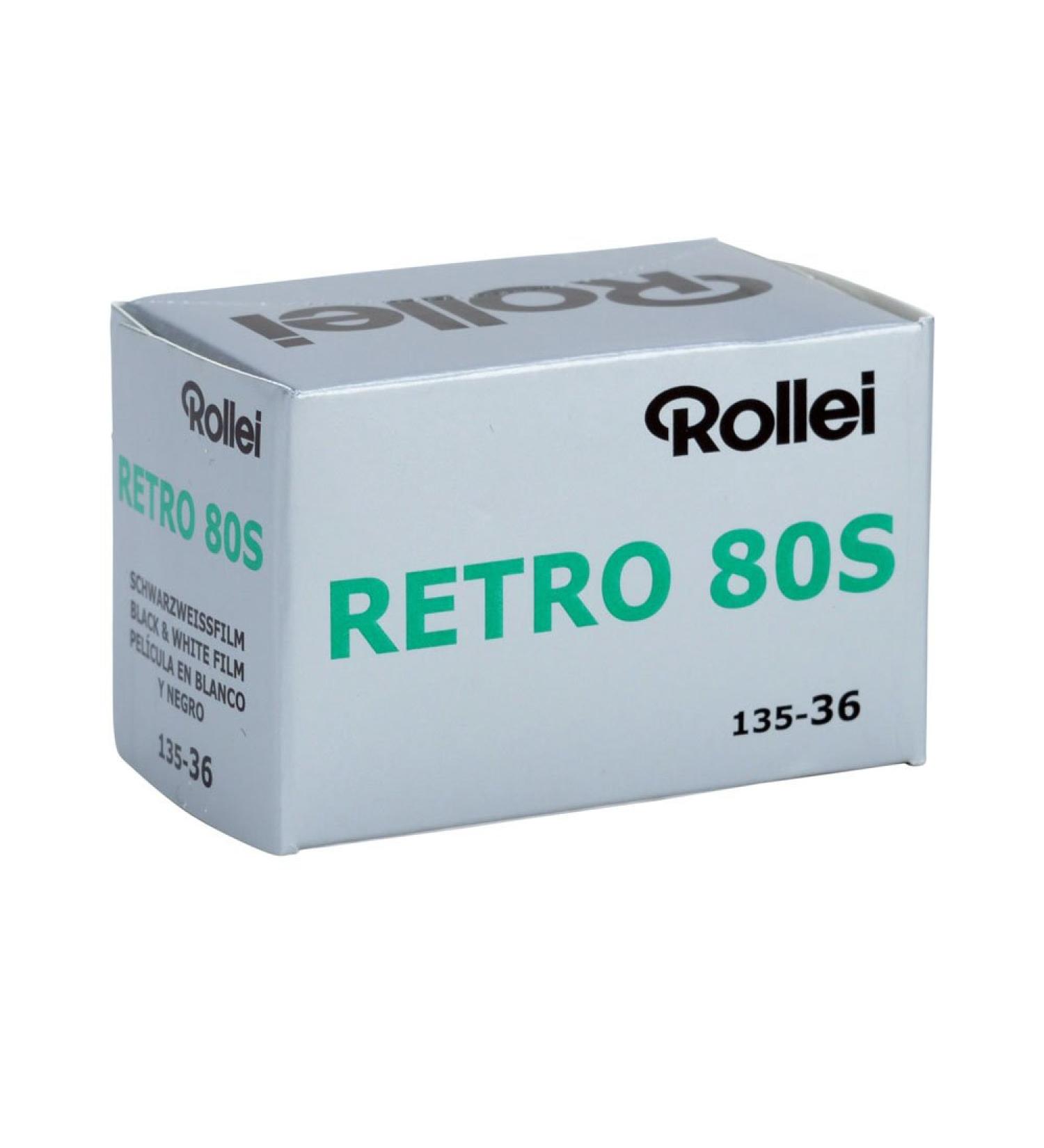 Rollei Retro 80S 80 ISO Panchromatic Black & White Film, 35mm, 36 Exposure