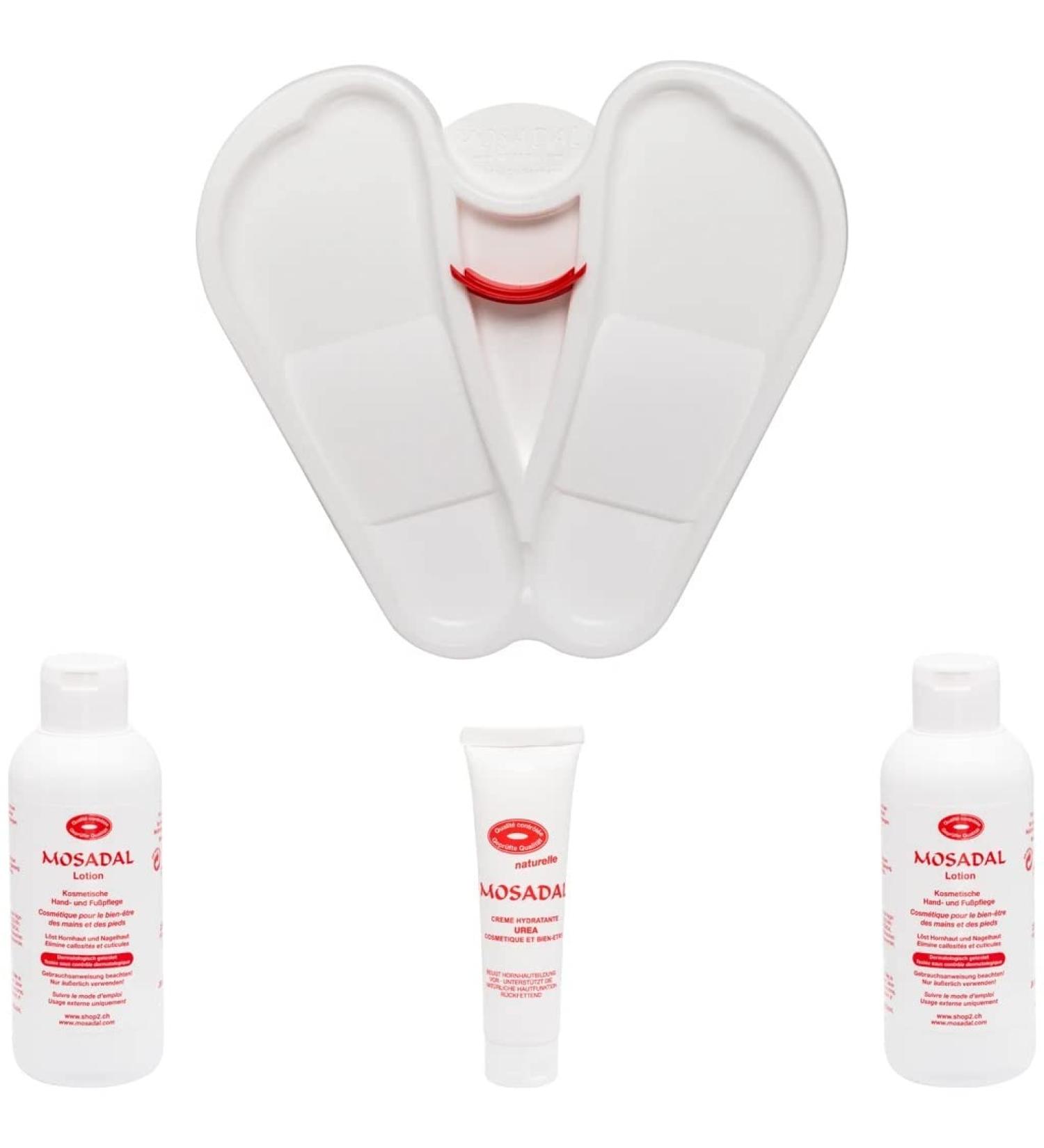 Shop Mosadal Foot Care Professional Set - 4 Pieces with Lotion Cream & Foot Bath - Moisturizing & Hydrating Solution for Healthy Feet - Buy Online on GoSupps.com