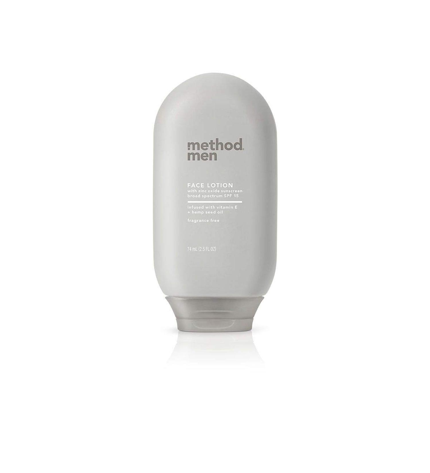Method Men Face Lotion SPF 15 - Fragrance Free Hydration 2.5 oz | International Shipping - Buy Online on GoSupps.com