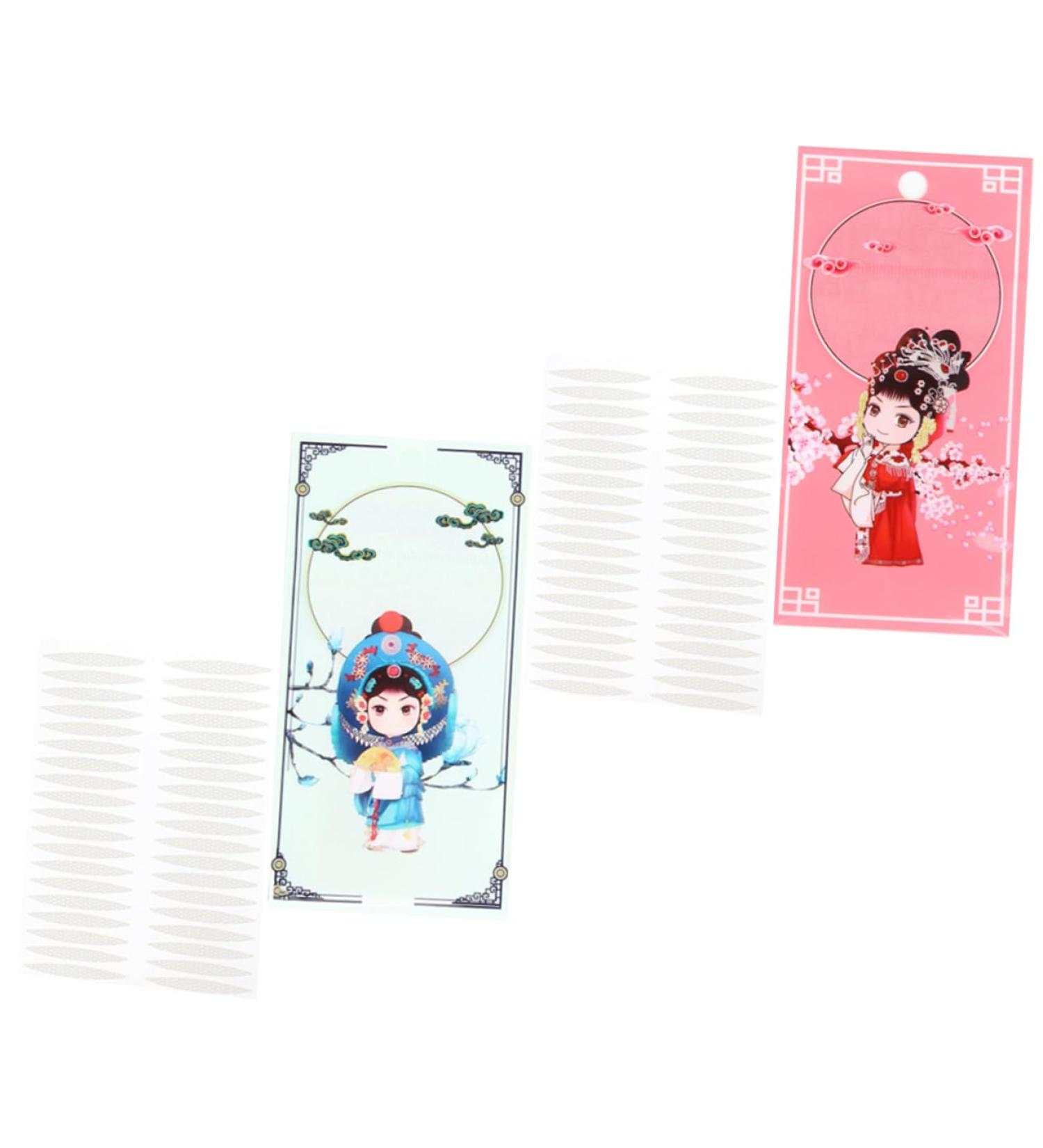 2 Sets 2 sided tape invisible double eyelid sticker eyelid lifter strips for hooded eyes eye lift tape double eyelid tape eye lid lifters lid tape for hooded eyes single sided glue - Buy Online on GoSupps.com
