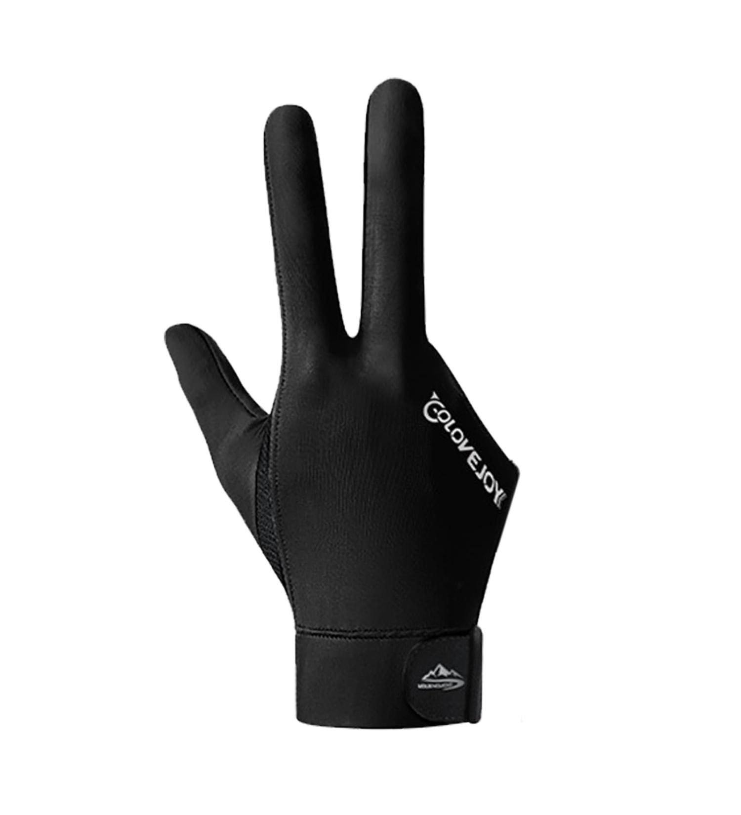Shop Furryvl 3-Finger Billiard Glove - Breathable Slip-Resistant Unisex Stretchy Pool Gloves for Right Hand - Perfect for Pool & Snooker - Buy Online on GoSupps.com