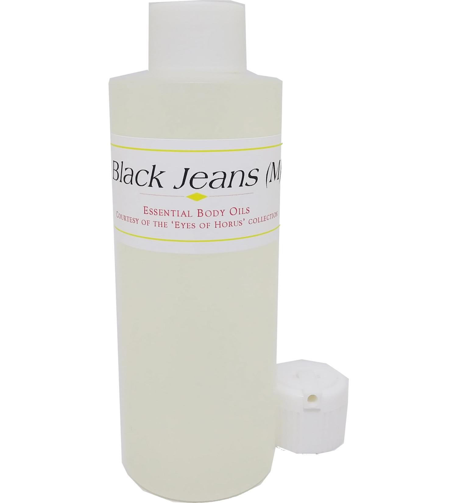 Virsachi: Black Jeans - Type For Men Scented Body Oil Fragrance Flip Cap - Light Gold - 4 oz. - ID#117305 4 Fl Oz (Pack of 1)