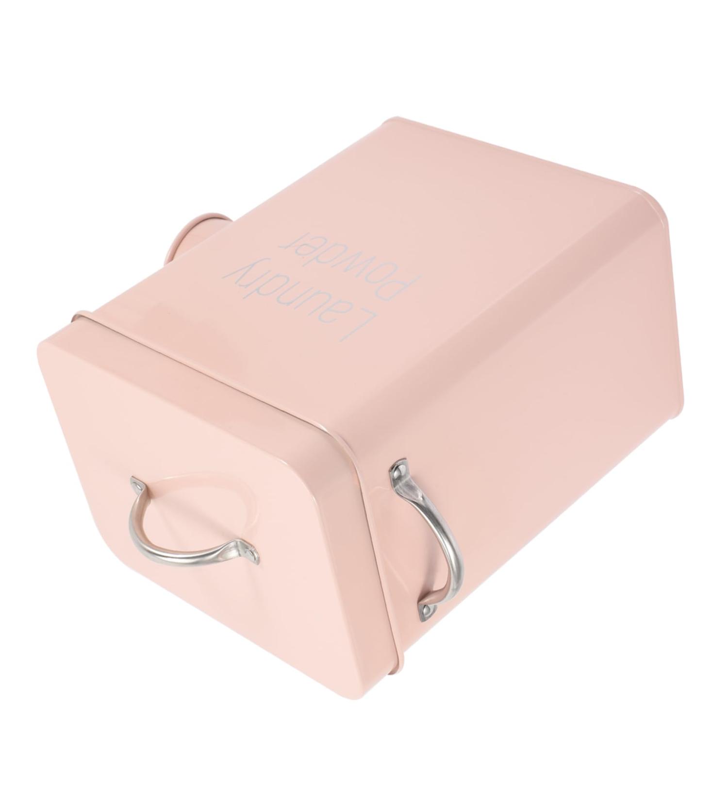 Box washing powder bucket food containers metal laundry powder tin metal laundry powder holder iron - Buy Online on GoSupps.com