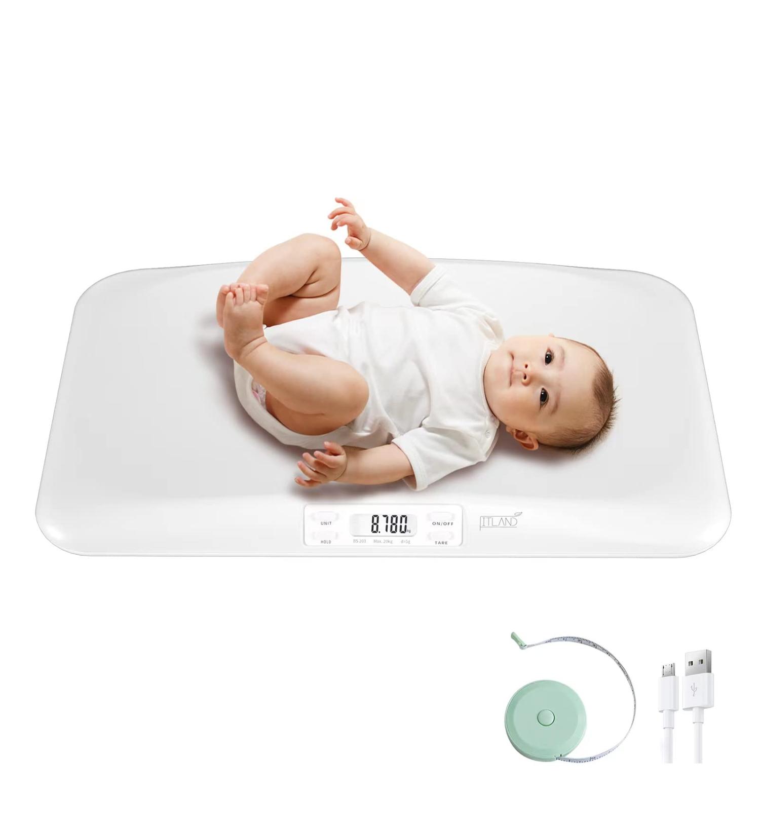 FITLAND Baby Scale Pet Scale 44lb Rechargeable Digital Infant Scale | Hold Function | Multi-Function Toddler Scale - Accurate Newborn Pediatric Scale for Baby, Cat, and Dog - Buy Online on GoSupps.com