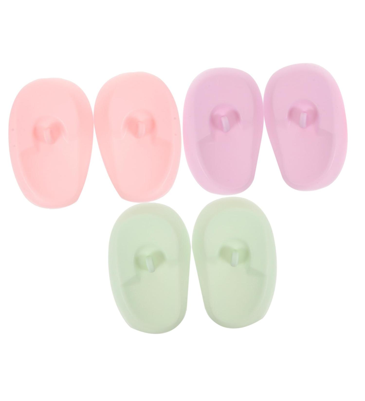 Mikinona 3 Pairs Earmuffs Ear Guard for Shower Ear Shower Caps Hair Coloring Earmuffs Ear Caps Hair Salon Ear Cover for Heat Ear Covers for Shower Hair Dye Keep Warm - Buy Online on GoSupps.com
