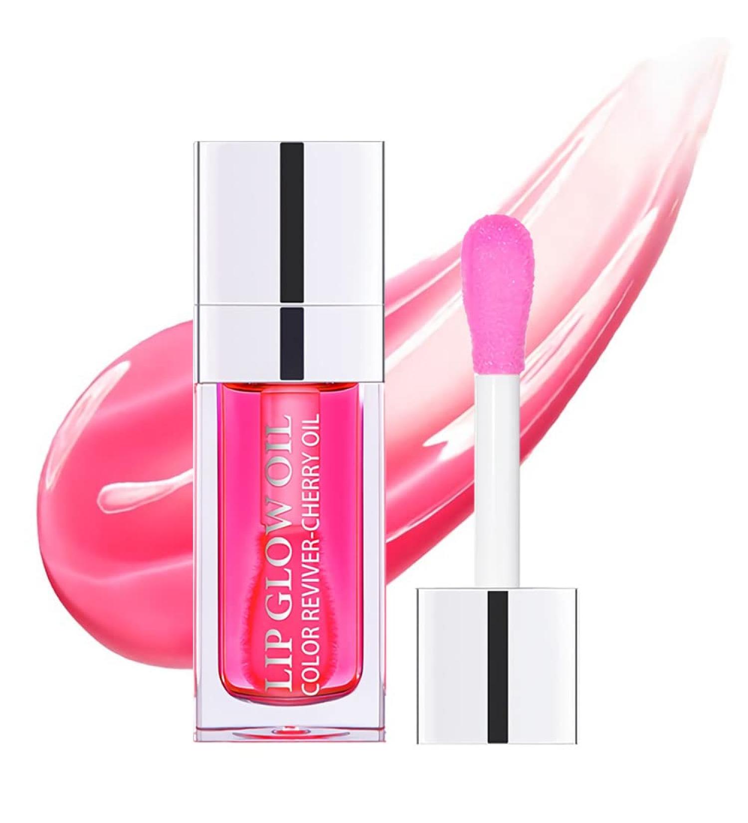 ZARICS Plumping Lip Oil - Raspberry Tinted Lip Balm for Hydrating and Nourishing Lip Care - Buy Online on GoSupps.com