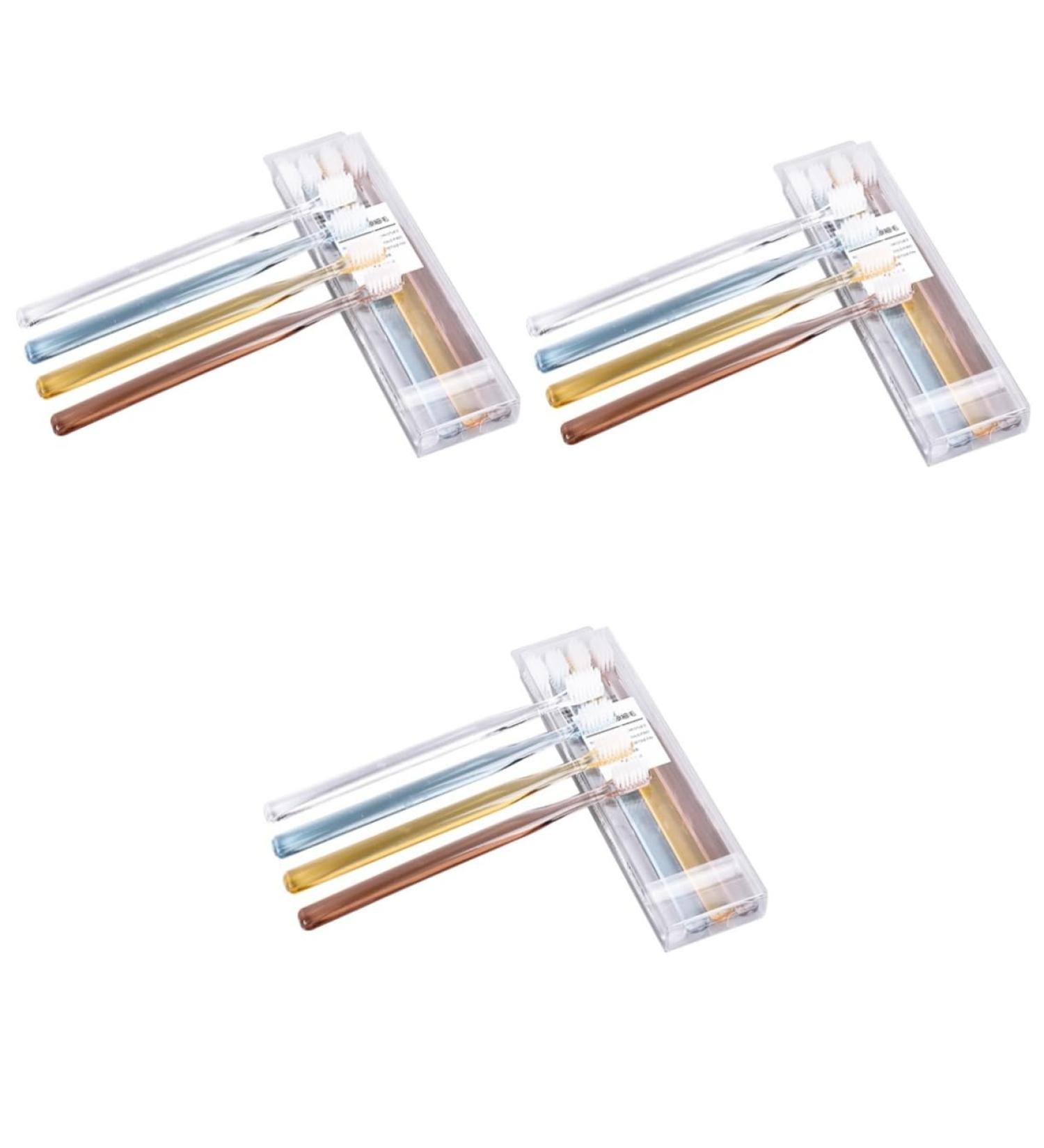 Minkissy 24-Piece Children's Toothbrush Set - Soft Bristles & Crystal Handle - Extra Soft Travel Brushes for Kids & Adults - Buy Online on GoSupps.com