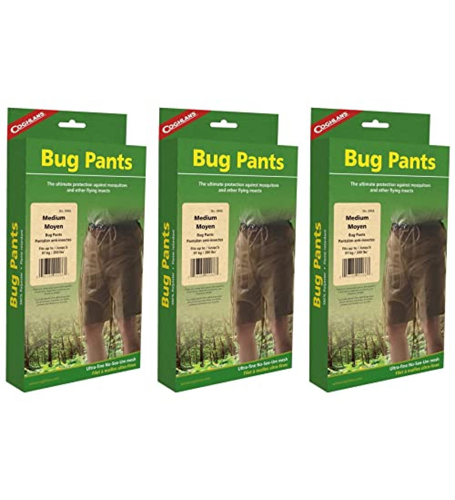 Coghlan's Bug Pants 100% Polyester Mesh Medium (3-Pack) - Protection Against Insects - Buy Online on GoSupps.com