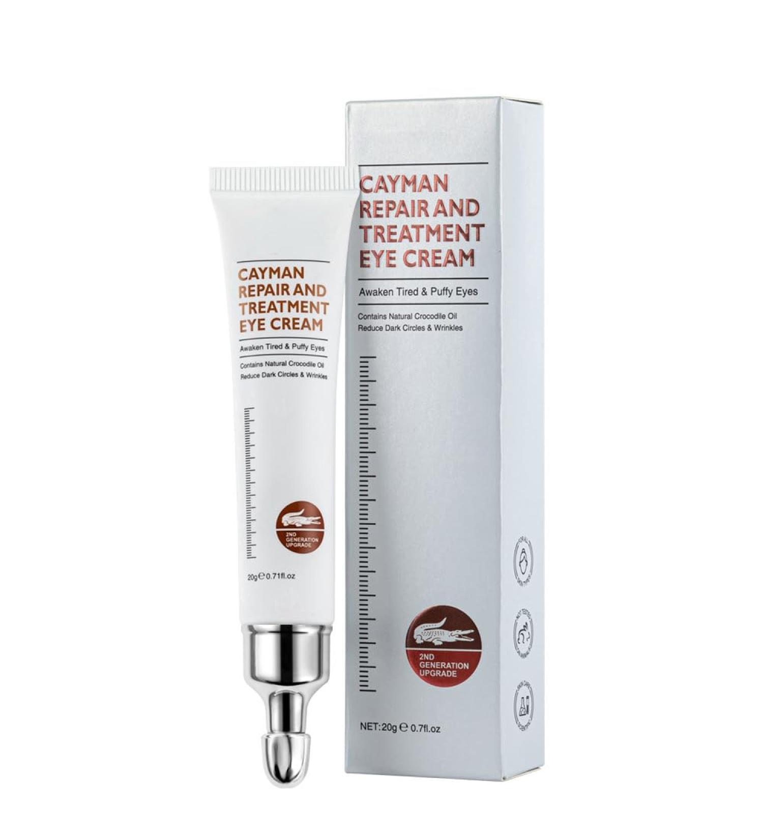 Crocodile Repair Eye Cream Smooth Tired And Puffy Eyes Containing Crocodile Oil Reducing Wrinkles 20g/PC (1PC) - Buy Online on GoSupps.com