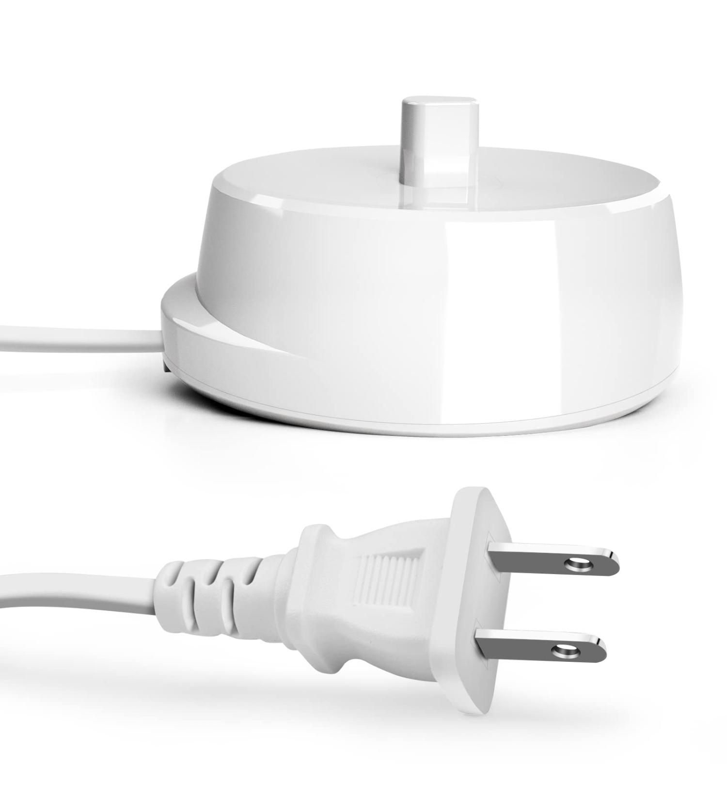 Oral B Braun Toothbrush Charger Base Model 3757 - Portable Inductive Charger for Travel - White - Buy Online on GoSupps.com