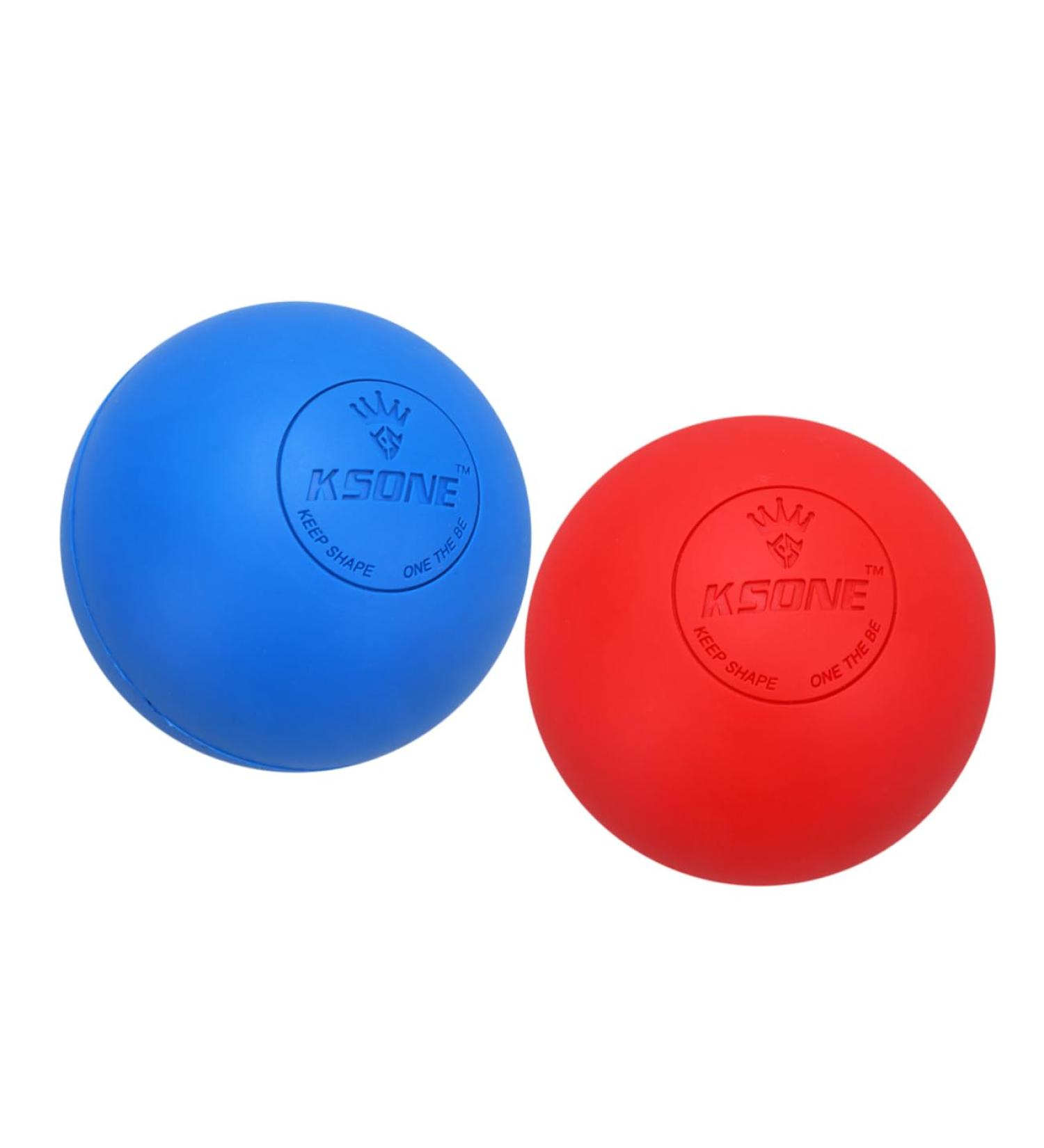 Buy Kombiuda 2-in-1 Massage Balls for Foot Fasciitis Relief | Trigger Point Muscle Roller & Yoga Fascia Ball | International Shipping Available - Buy Online on GoSupps.com