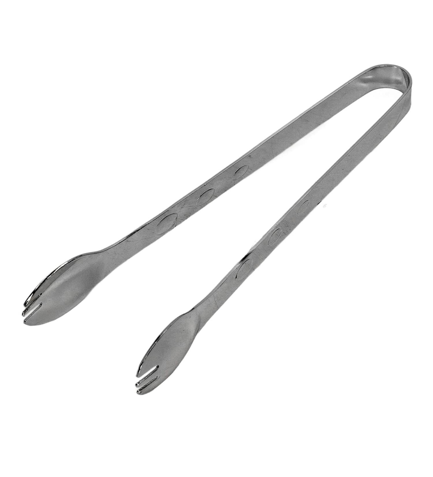 Premium Stainless Steel Long Kitchen Tweezers - Versatile Precision Toothed Tips for Cooking - Buy Online on GoSupps.com