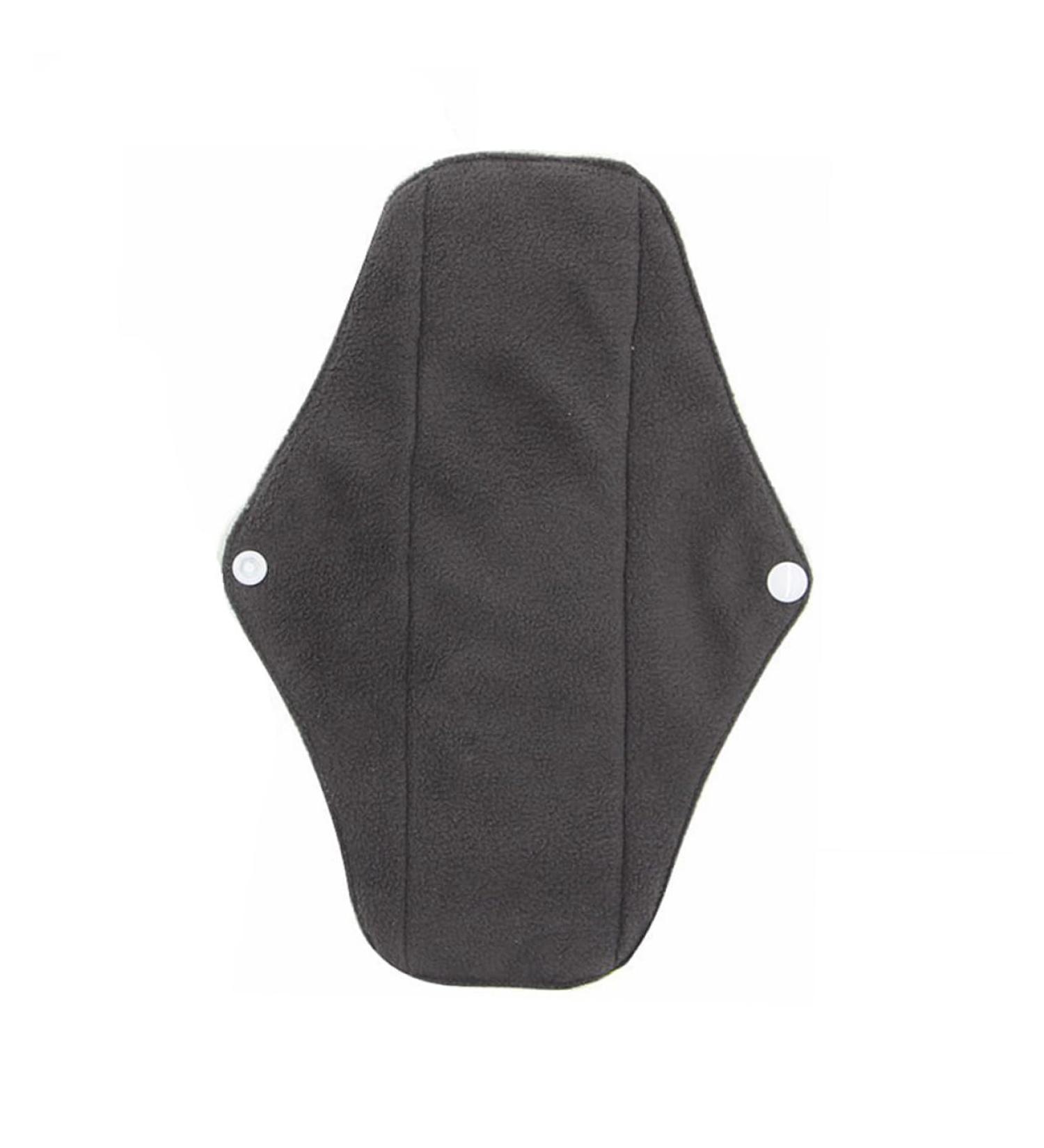 Baluue Black Breastfeeding Inserts - Washable Charcoal Cloth 25x18cm | Practical & Physiological Design for Night Use - Buy Online on GoSupps.com