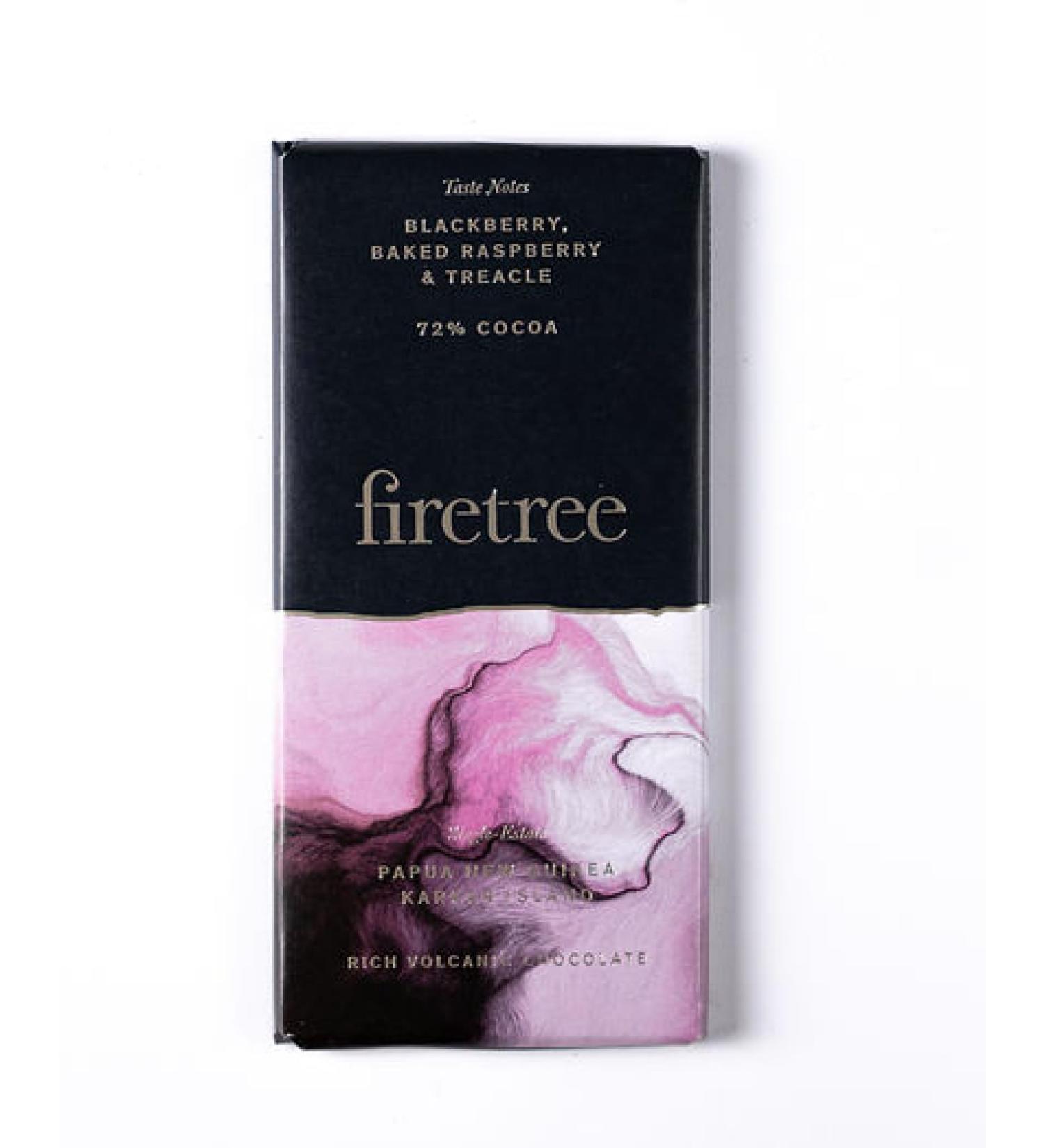 Firetree 72% Cacao Chocolate Bar 65g Single-Estate from Papua New Guinea Karkar Island - Buy Online on GoSupps.com