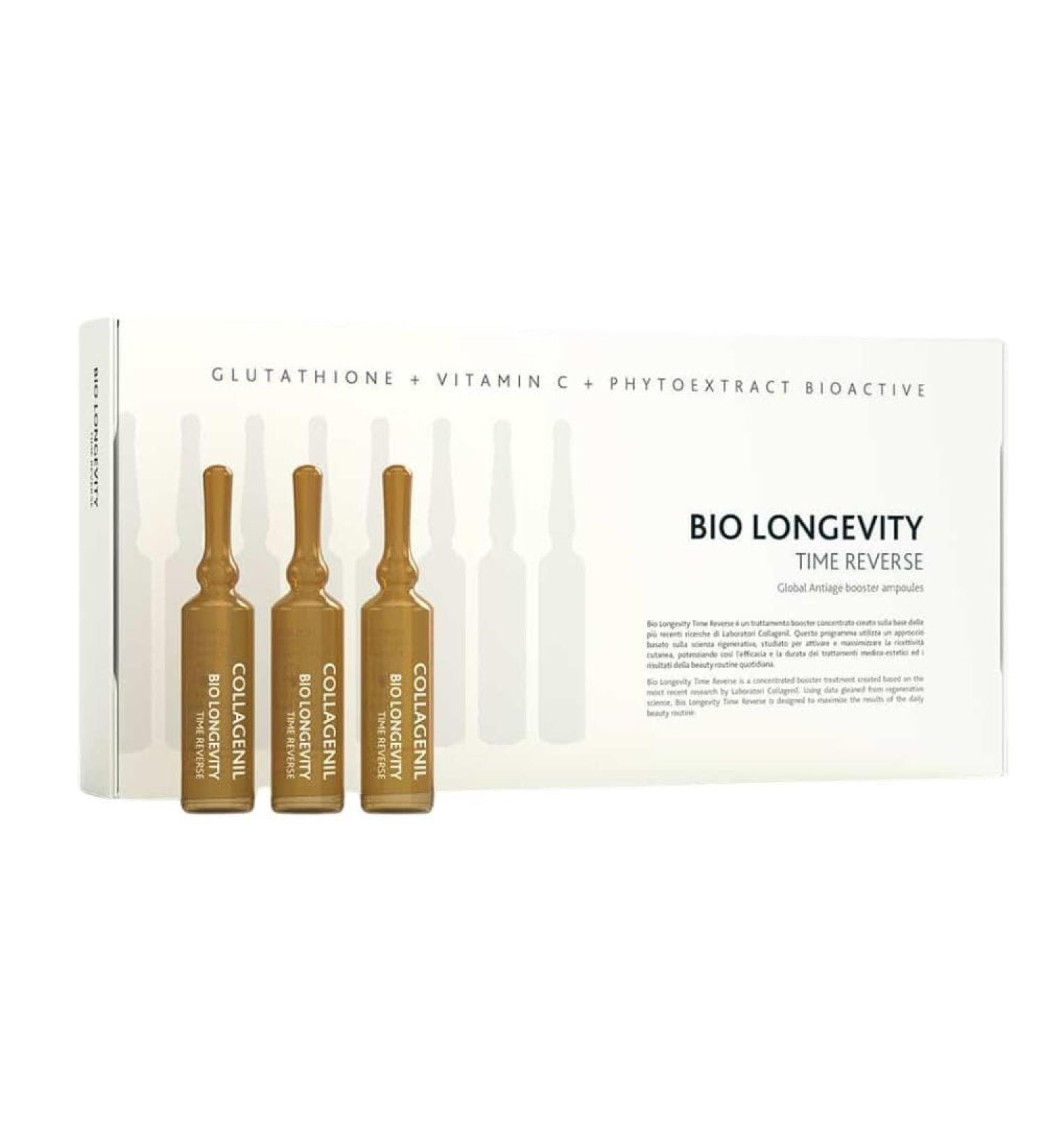 COLLAGENIL Collagenil Longevity Time Reverse Anti-Wrinkle Treatment 8 x 2.5ml ampoules