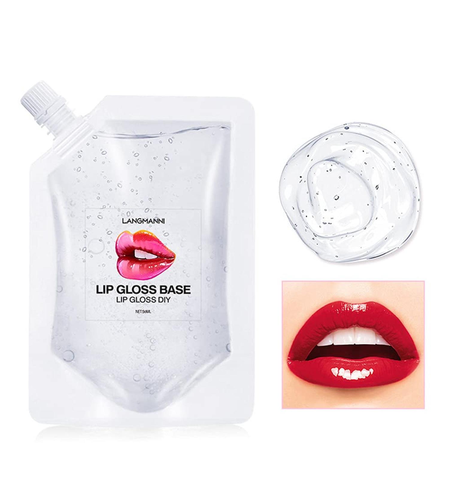 50ml Organic Lip Balm Base | Moisturizing DIY Lip Lick & Gloss | Clear Transparent Lip Glazing Material - Buy Online on GoSupps.com