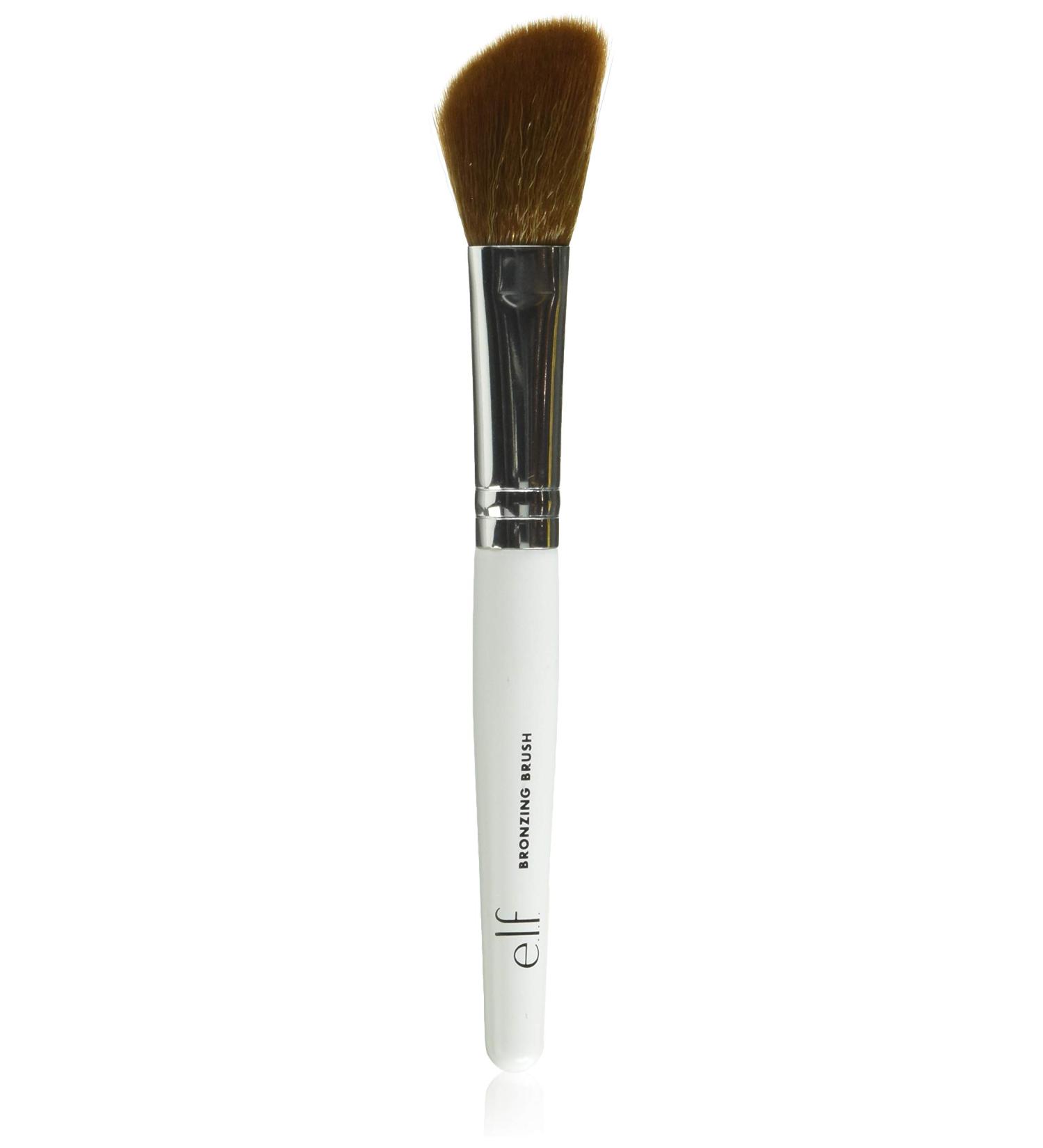 e.l.f. Cosmetics Bronzing Brush - Angled Synthetic Bristles for Perfect Contouring and Shaping - International Shipping Available - Buy Online on GoSupps.com