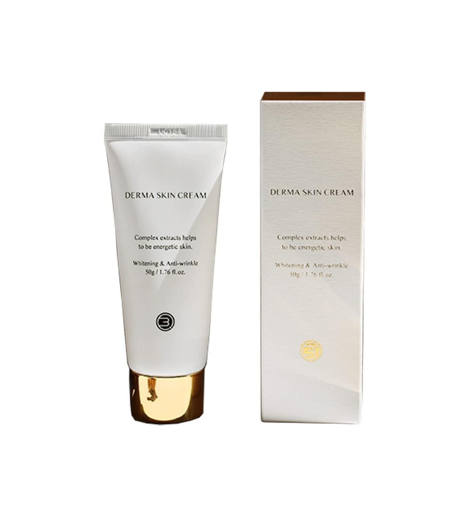 Korean Beauty Derma Skin Cream 50g | Daily Boost Moisturizer with Niacinamide | All Skin Types Skincare | International Shipping - Buy Online on GoSupps.com