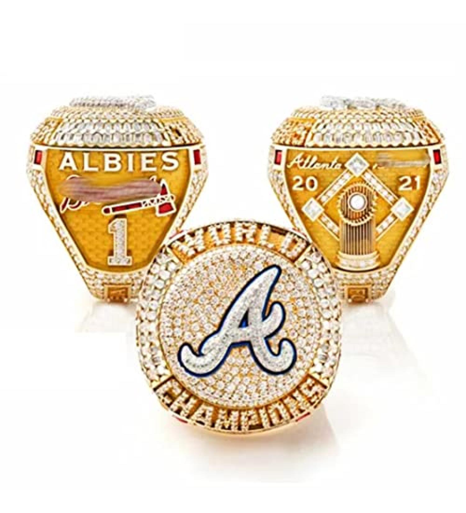 2021 Baseball Championship Ring for Atlanta Fans - Replica World Series Memorabilia for Men, Women, and Boys - Buy Online on GoSupps.com