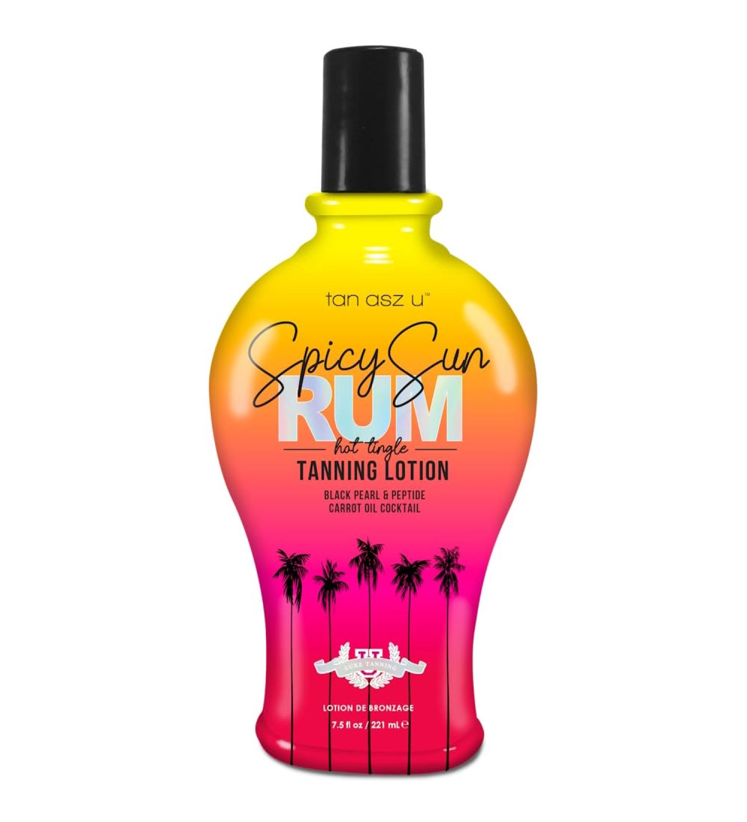 Tan Asz U Spicy Sun Rum Hot Tingle Tanning Lotion