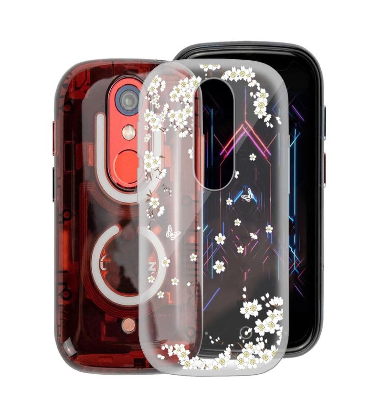 KJYFOANI Phone Case for Unihertz Jelly Star (3.00") Shockproof Bumper Soft Cover Shell Ultra-Slim Stylish X Anti-Yellowing Protection Case for Unihertz Jelly Star for Women/Girl - Blooming - Buy Online on GoSupps.com