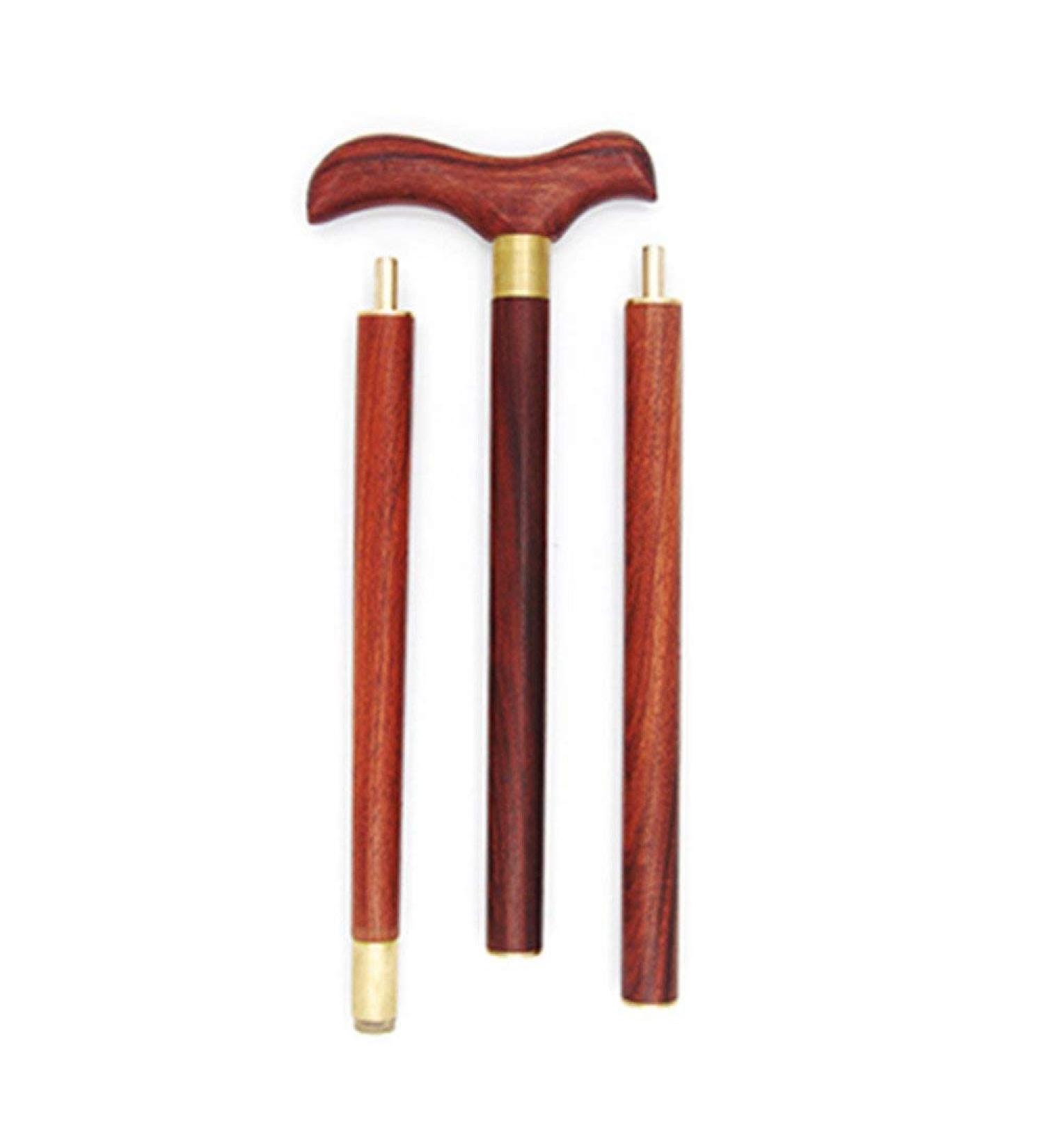 Wooden Cane The Elderly Lightweight Folding Crutches Anti-Skid Sticks Portable Wood Sticks Red It's so Kind of You Safehappy - Buy Online on GoSupps.com