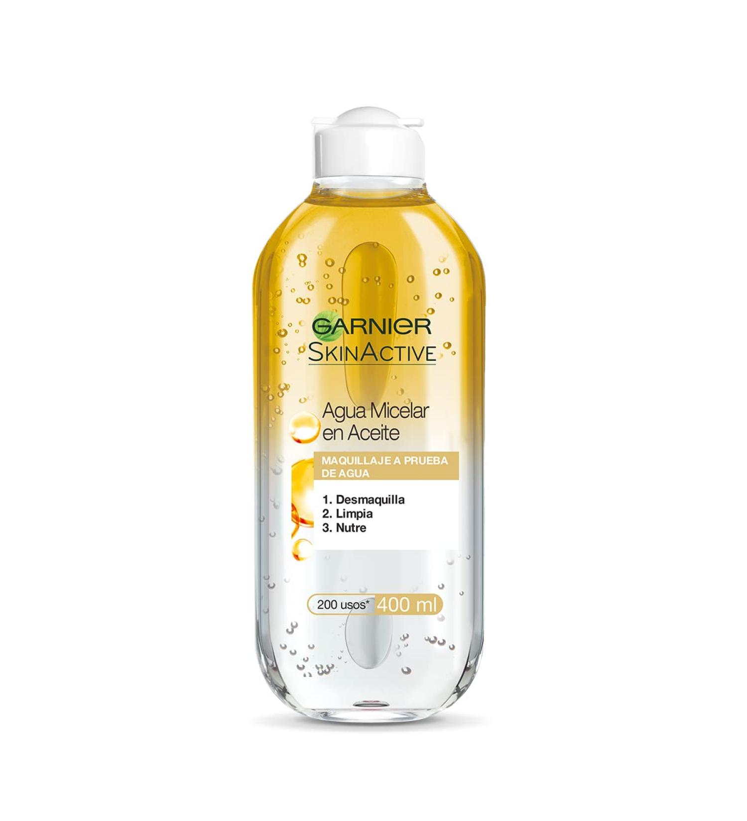 Garnier Skin Active Micellar Water Oil 400ml - Best Makeup Remover for All Skin Types | International Shipping Available - Buy Online on GoSupps.com