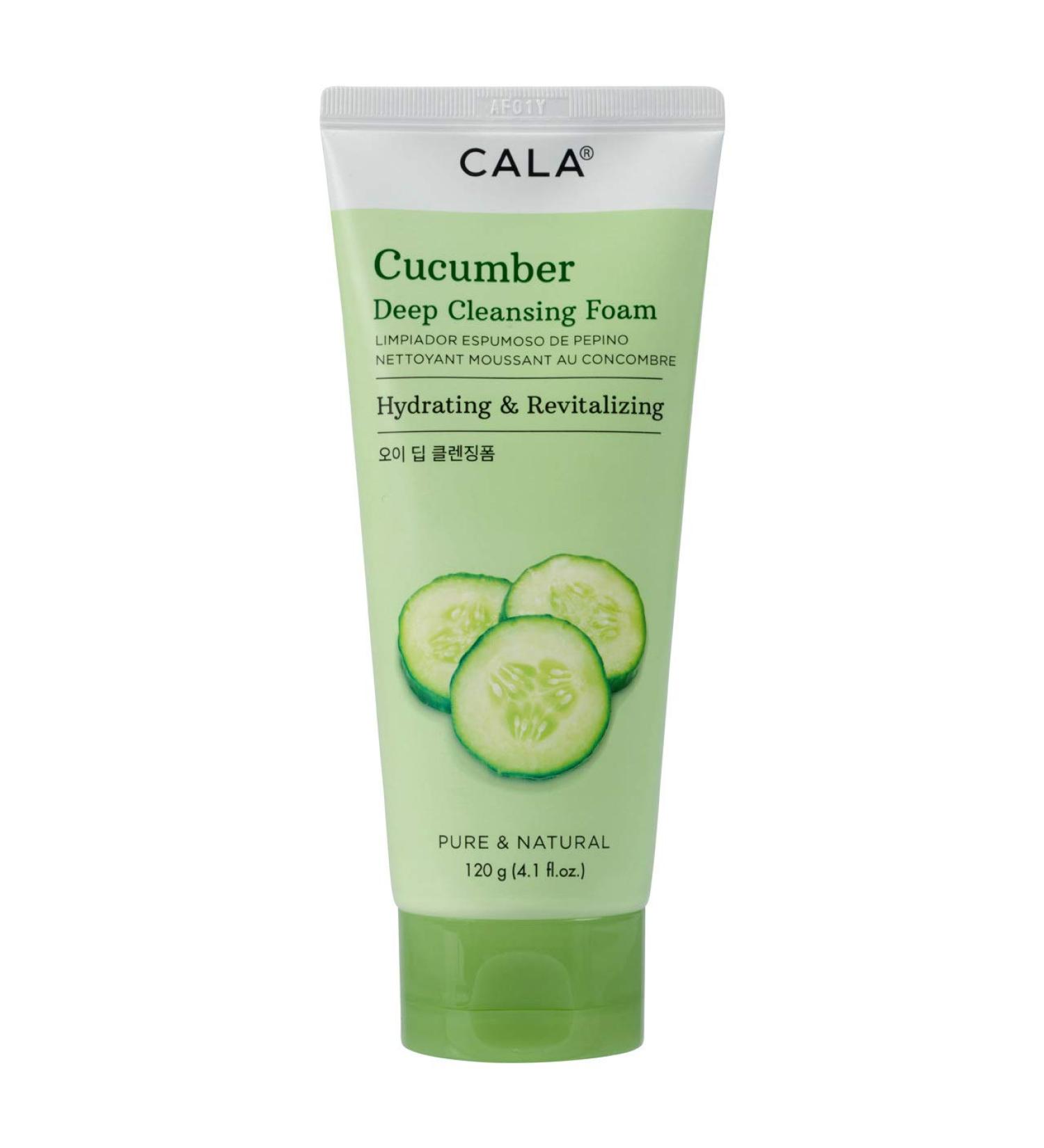 Cala Cucumber deep cleansing foam 4.1 fluid ounce  4.0999999999999996 Fl Ounce