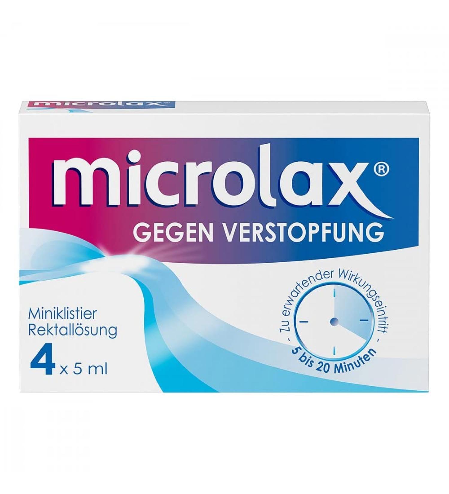 Microlax Laxative for Constipation Fast Relief for Adults & Children | 4 x 5ml Pack - Buy Online on GoSupps.com