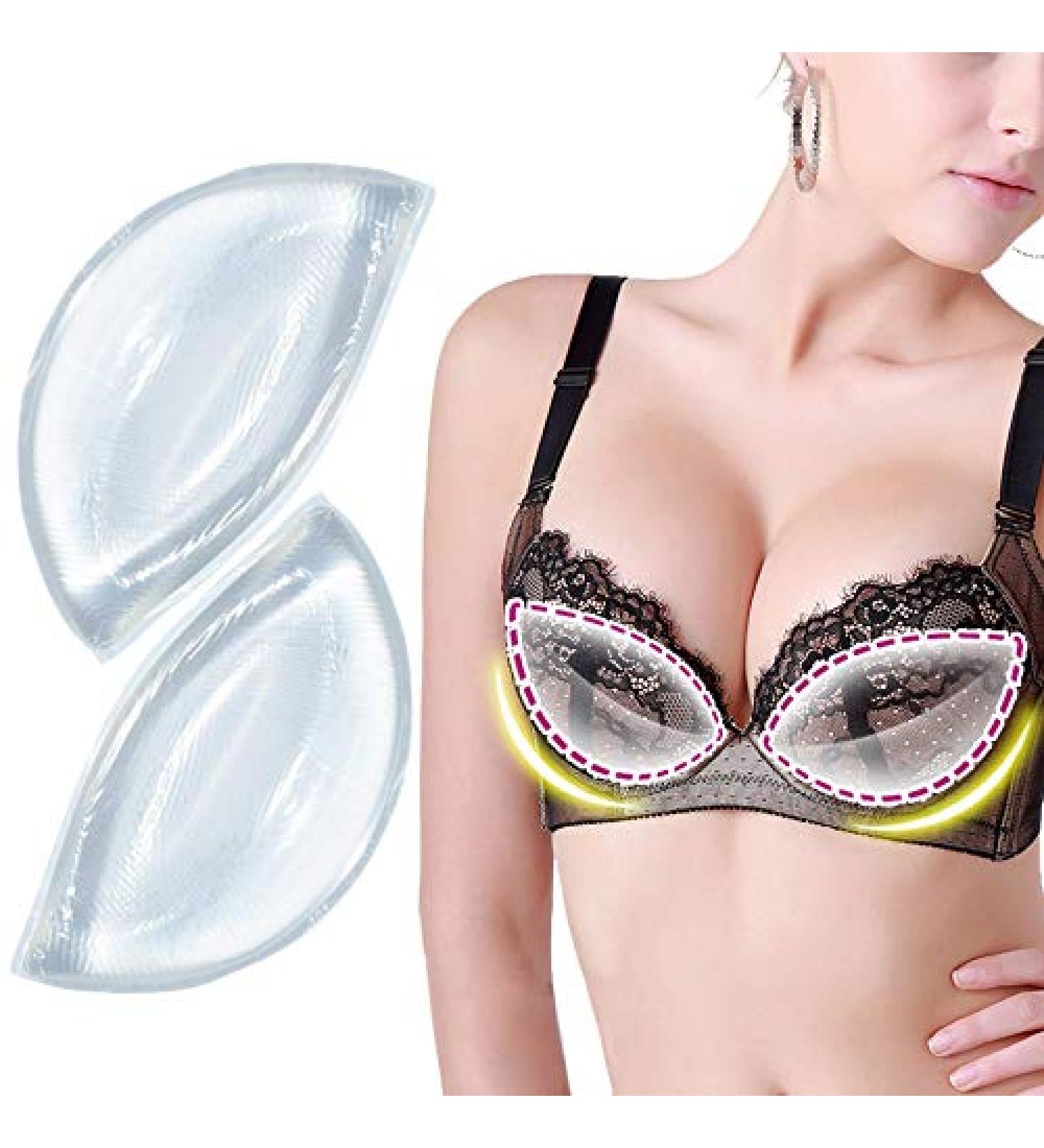 Silicone Breast Enhancers Bra Inserts - Chicken Fillets, One Size Fits A-B-C