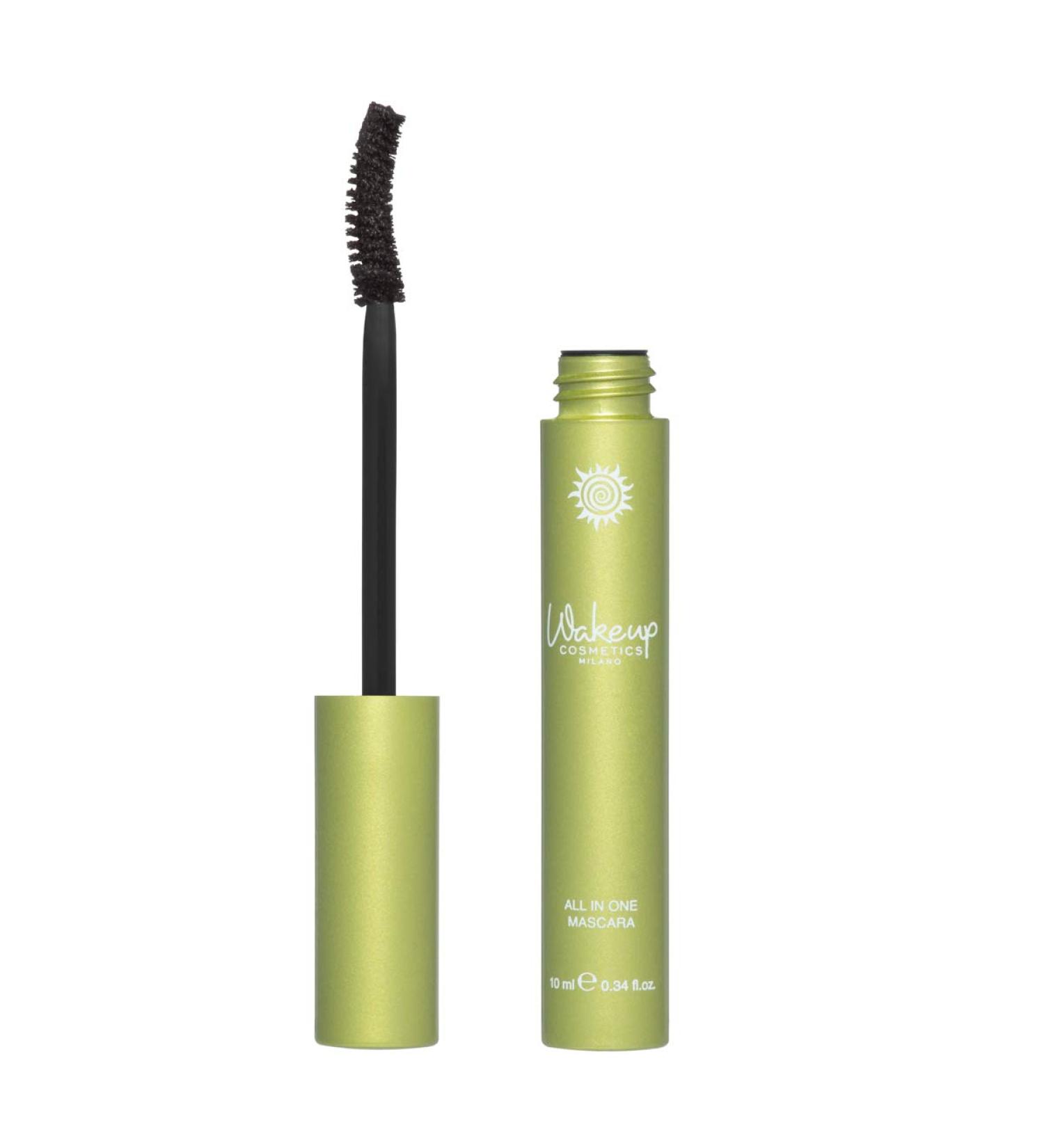 Wakeup Cosmetics Milano 3 in 1 Mascara for voluminous curved and long lashes Brown - Buy Online on GoSupps.com