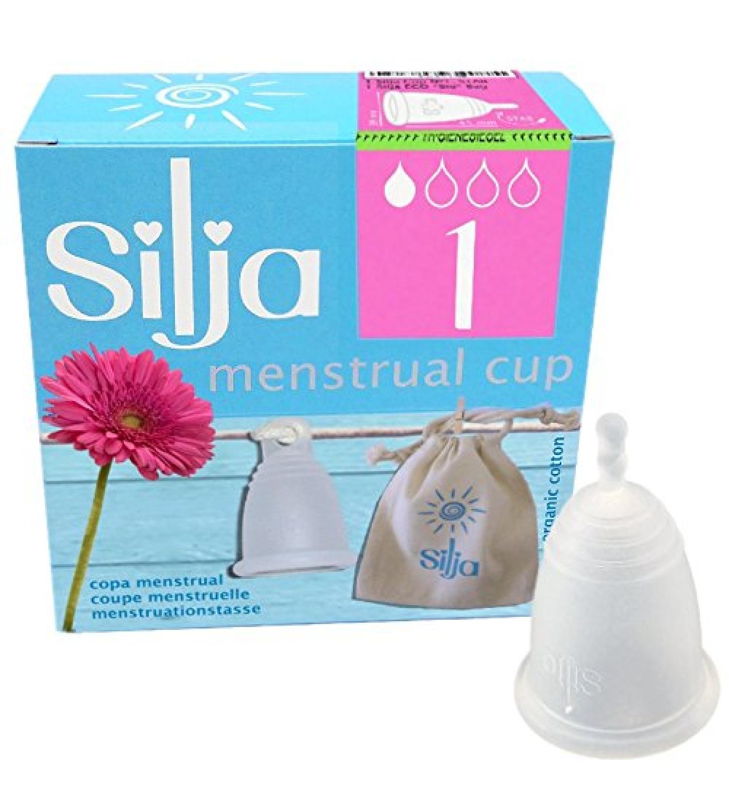 Buy Silja Cup N 1 STAB - 100% Medical Silicone Menstrual Cup from Germany | Eco-Friendly & Comfortable - Buy Online on GoSupps.com