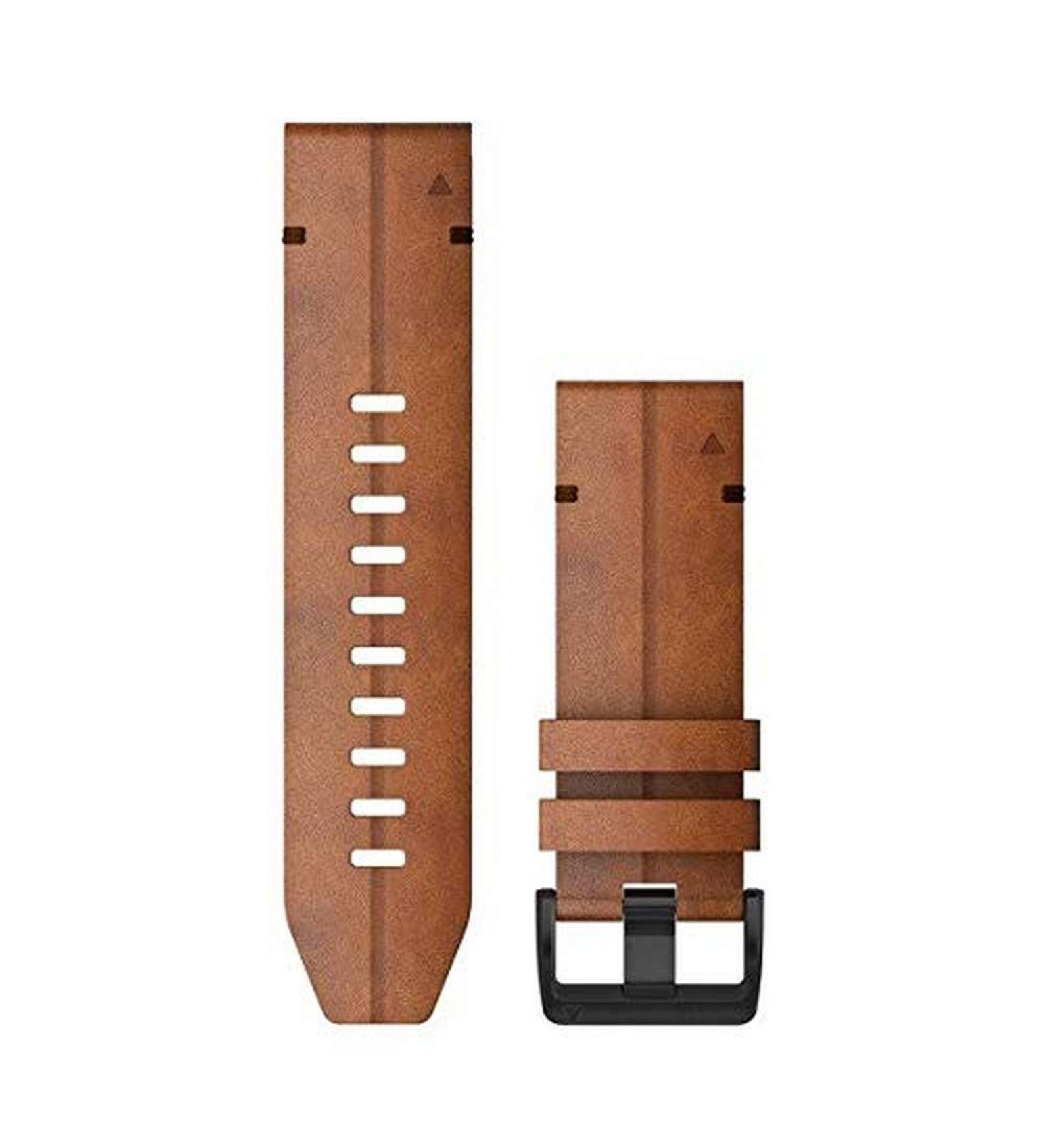 ガーミン GARMIN 26mm Chestnut Leather Amazon.com: Garmin Quickfit Watch Band, Chestnut Leather