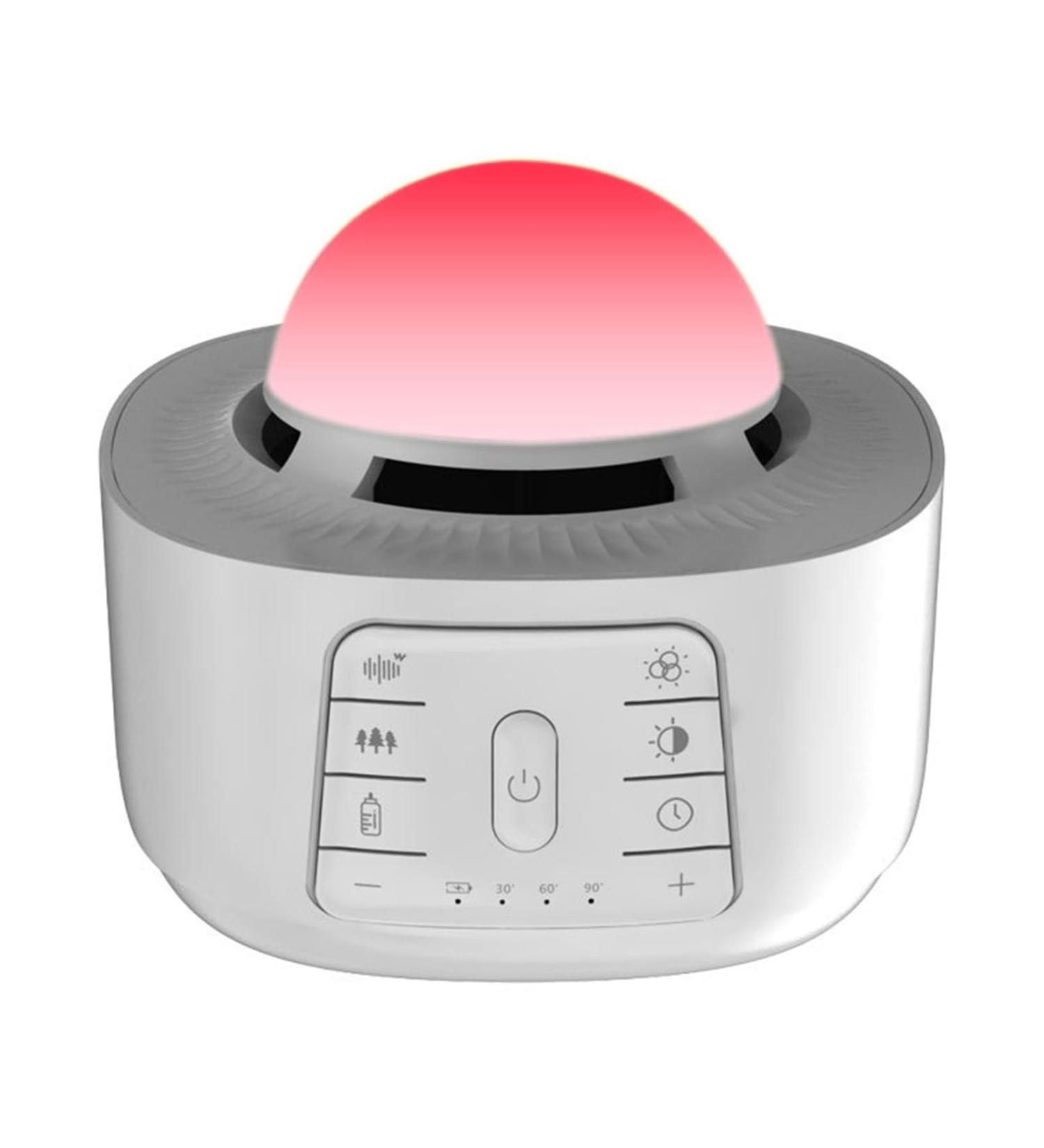 Sound Machines White Noise Machine with Various Natural Soothing Sounds 8 Levels of Brightness can be Adjusted by AC or USB for Baby Kids Adults - Buy Online on GoSupps.com