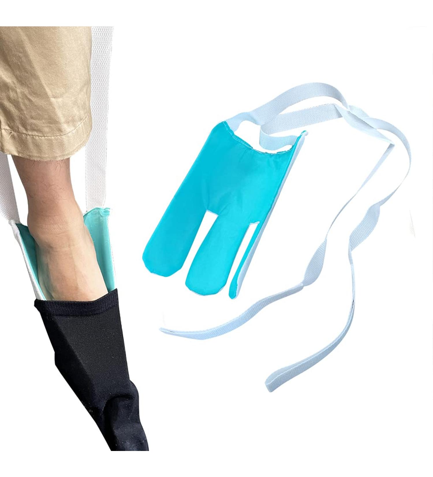 CAidRE Sock Aid - Sock Aide Device for Elderly, Disabled, Pregnant, Diabetics | Sock Helper Tool Blue - Buy Online on GoSupps.com